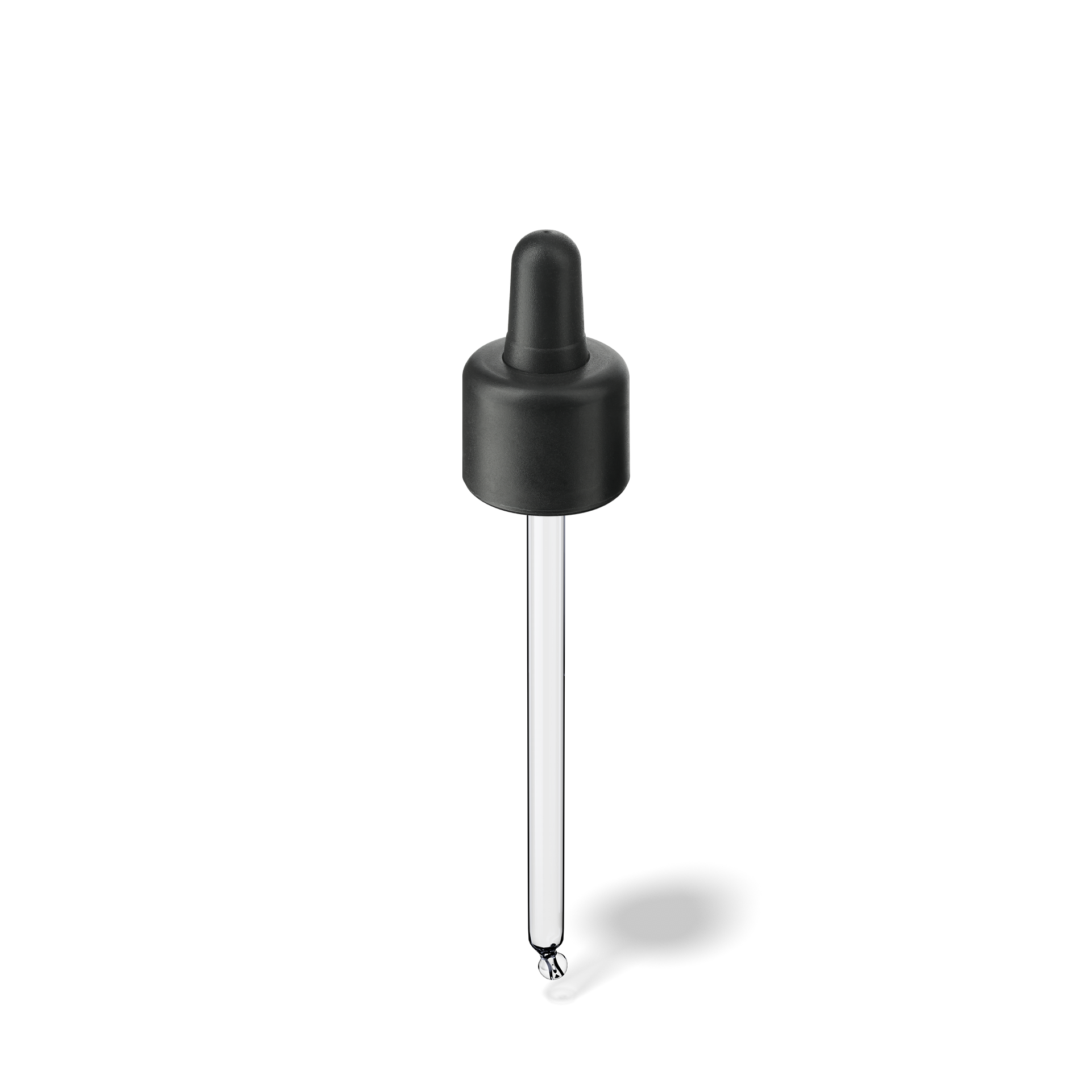 Pipette D06 black smooth, D18, TE-b, Bulb TPEs-b 0.7, Tip bent ball 1.0, ORI50/60-106 Pipette D06 black smooth, D18, TE-b, Bulb TPEs-b 0.7, Tip bent ball 1.0, ORI50/60-106
