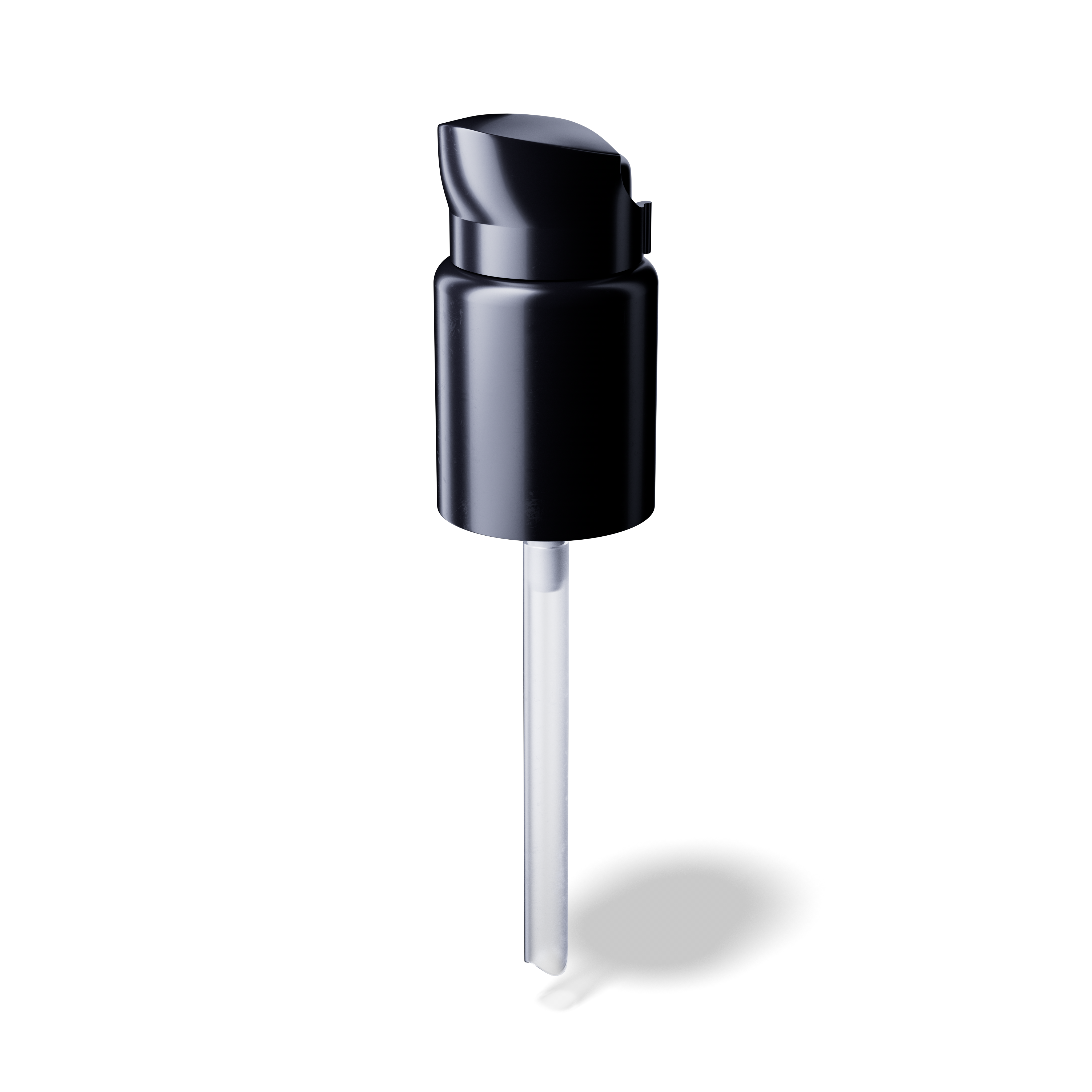 Lotion pump Metropolitan 18/415, PP, black, dose 0.15ml, black security clip (Virgo 30)