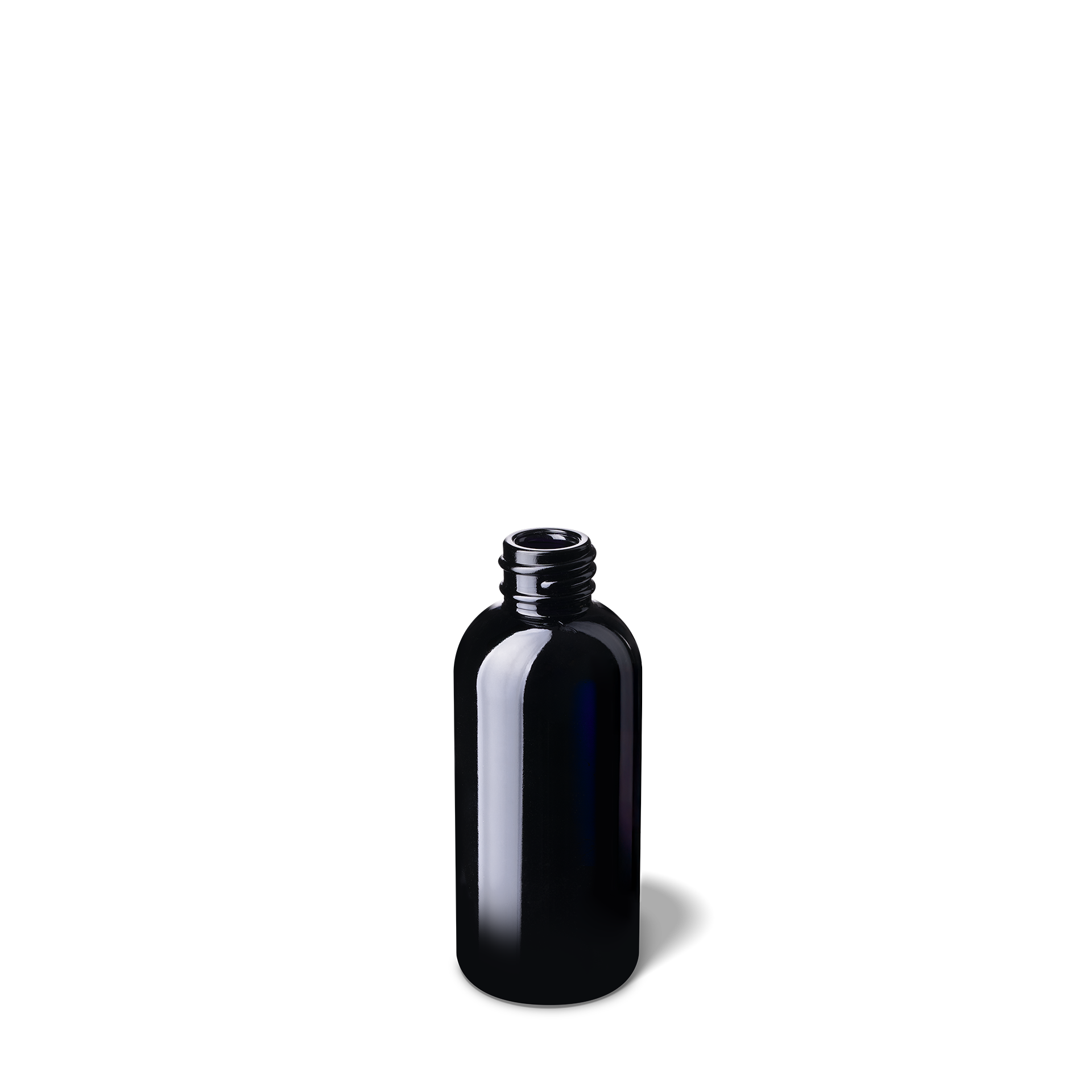Cosmetic bottle Capella 50ml, 20/410, anti rotation nocks, Miron