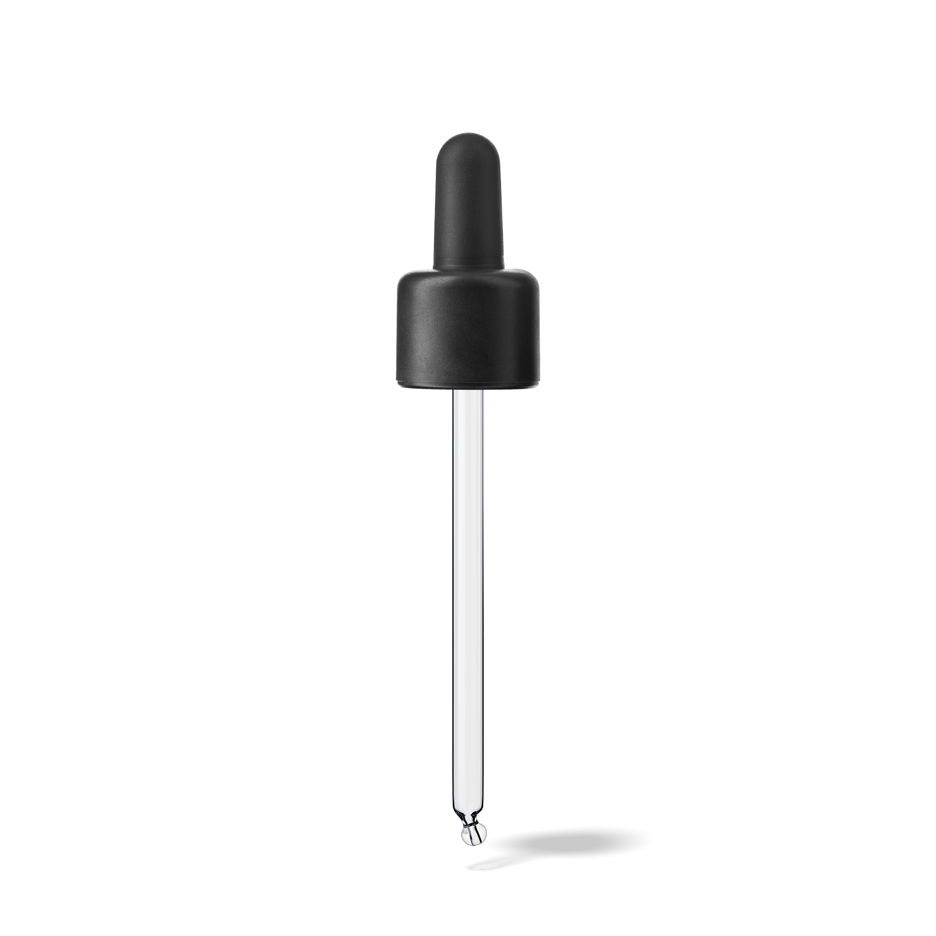 Pipette D06 black smooth, D18, TE-b, Bulb TPEs-b 1.0, Tip bent ball 1.0, ORI60-111/GIN100