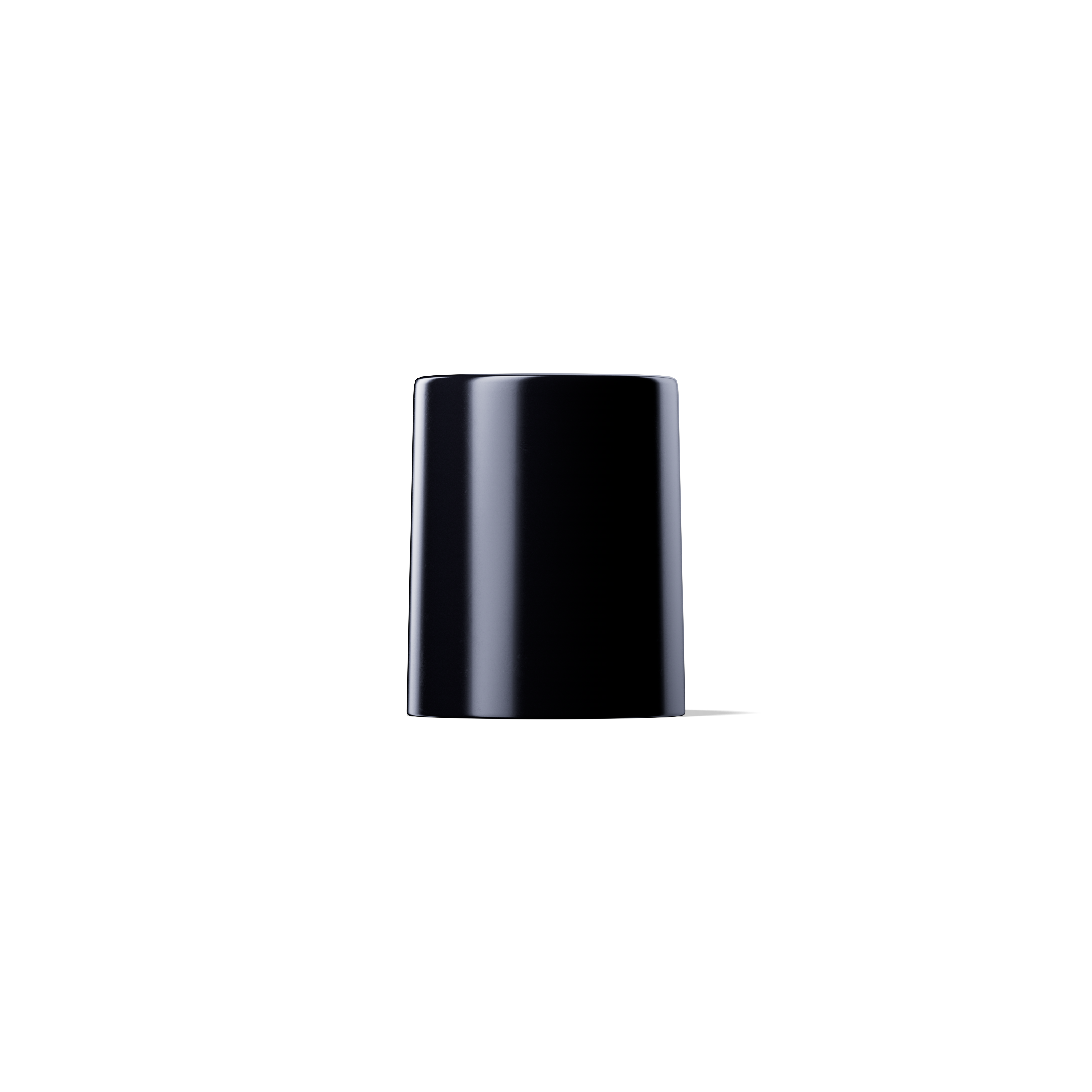 Overcap for spray and pump caps Sinfonia, black glossy, PP