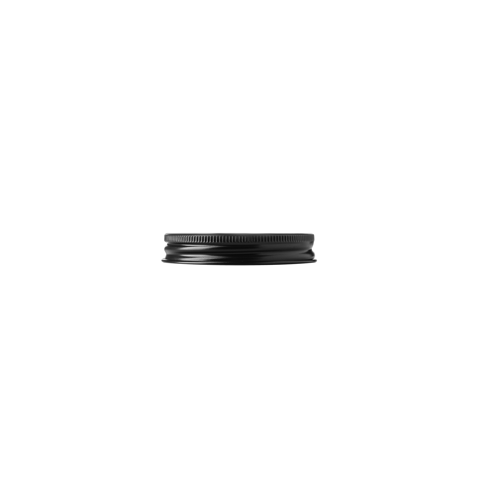 Screw cap Clio 168, 58/400, tinplate, black, violet inlay (Saturn 200)