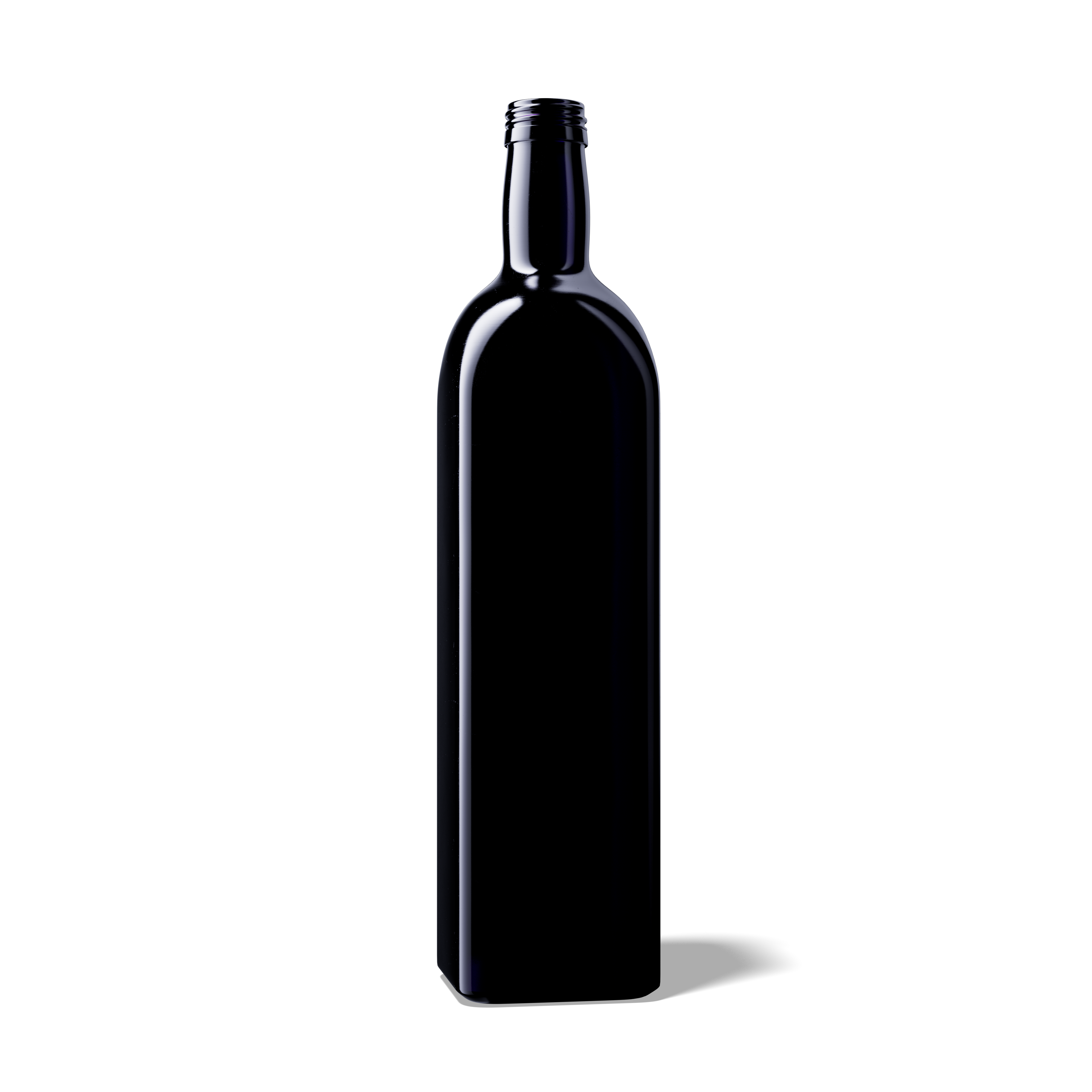 Oil bottle Castor 1000ml, 31.5 STD thread, square, Miron Oil bottle Castor 1000ml, 31.5 STD thread, square, Miron