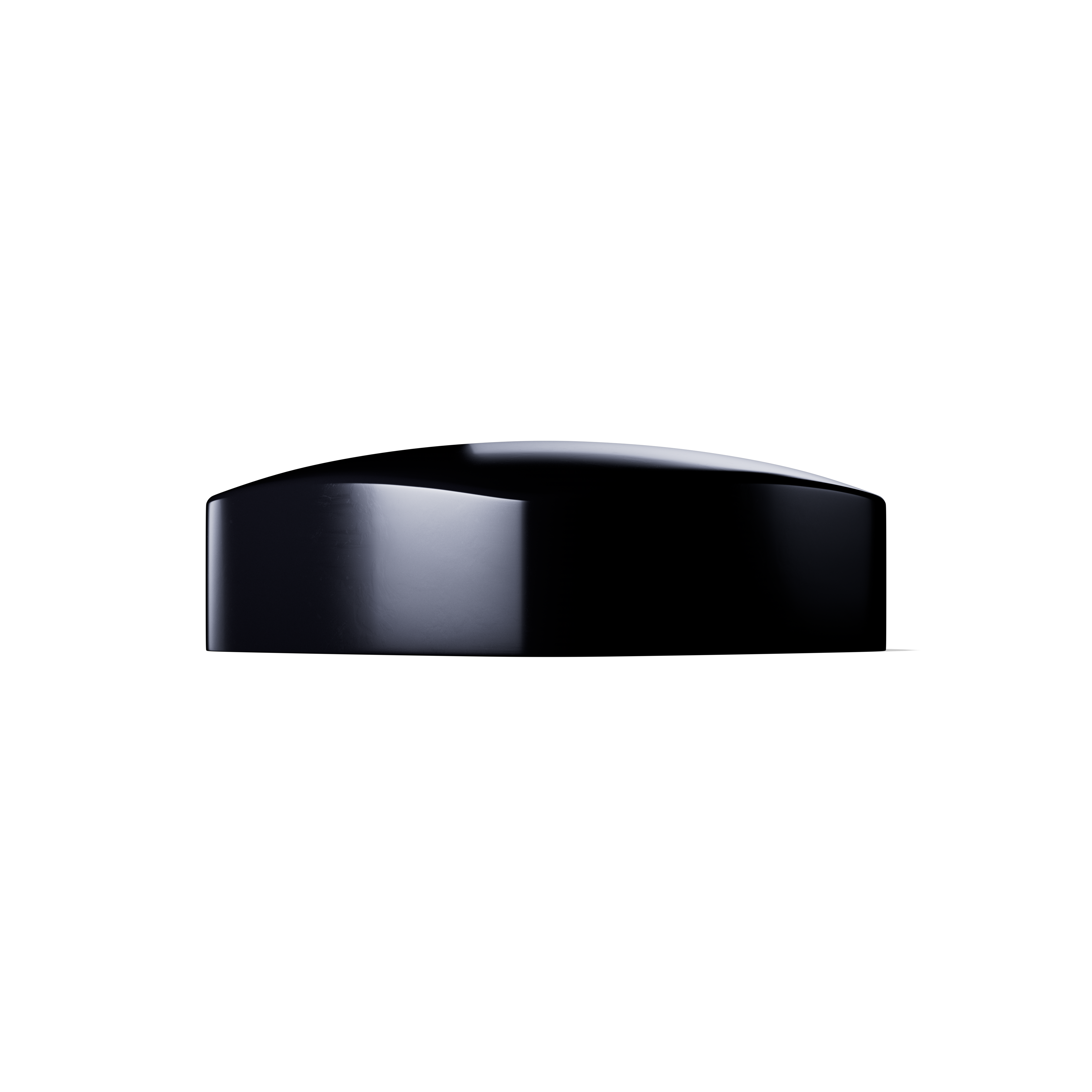 Lid Classic 54 special, PP, black, glossy, white inlay (Alhena 50)