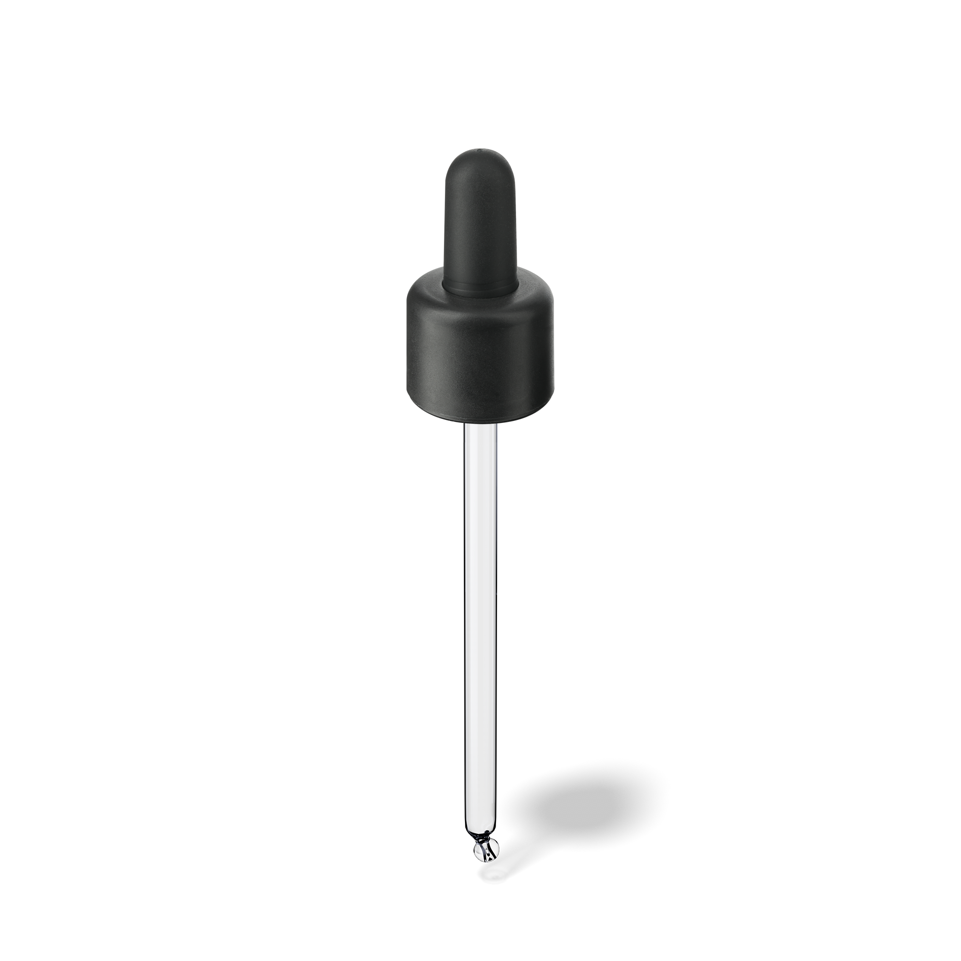 Pipette D06 black smooth, D18, TE-b, Bulb TPEs-b 1.0, Tip bent ball 1.0, ORI60-111/GIN100