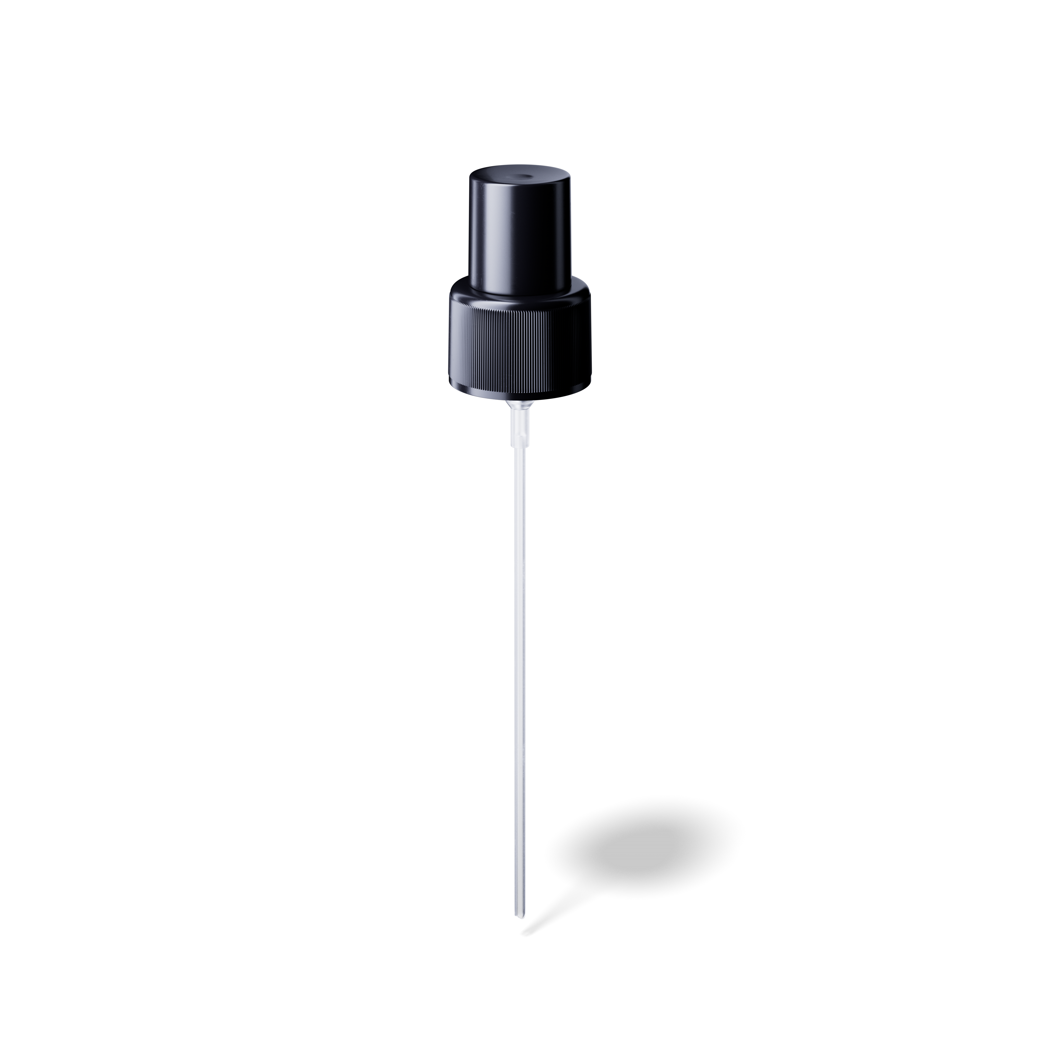 Mist sprayer Classic 24/410, PP, black, ribbed, dose 0.14ml, black overcap (Virgo/Draco 200) Mist sprayer Classic 24/410, PP, black, ribbed, dose 0.14ml, black overcap (Virgo/Draco 200)