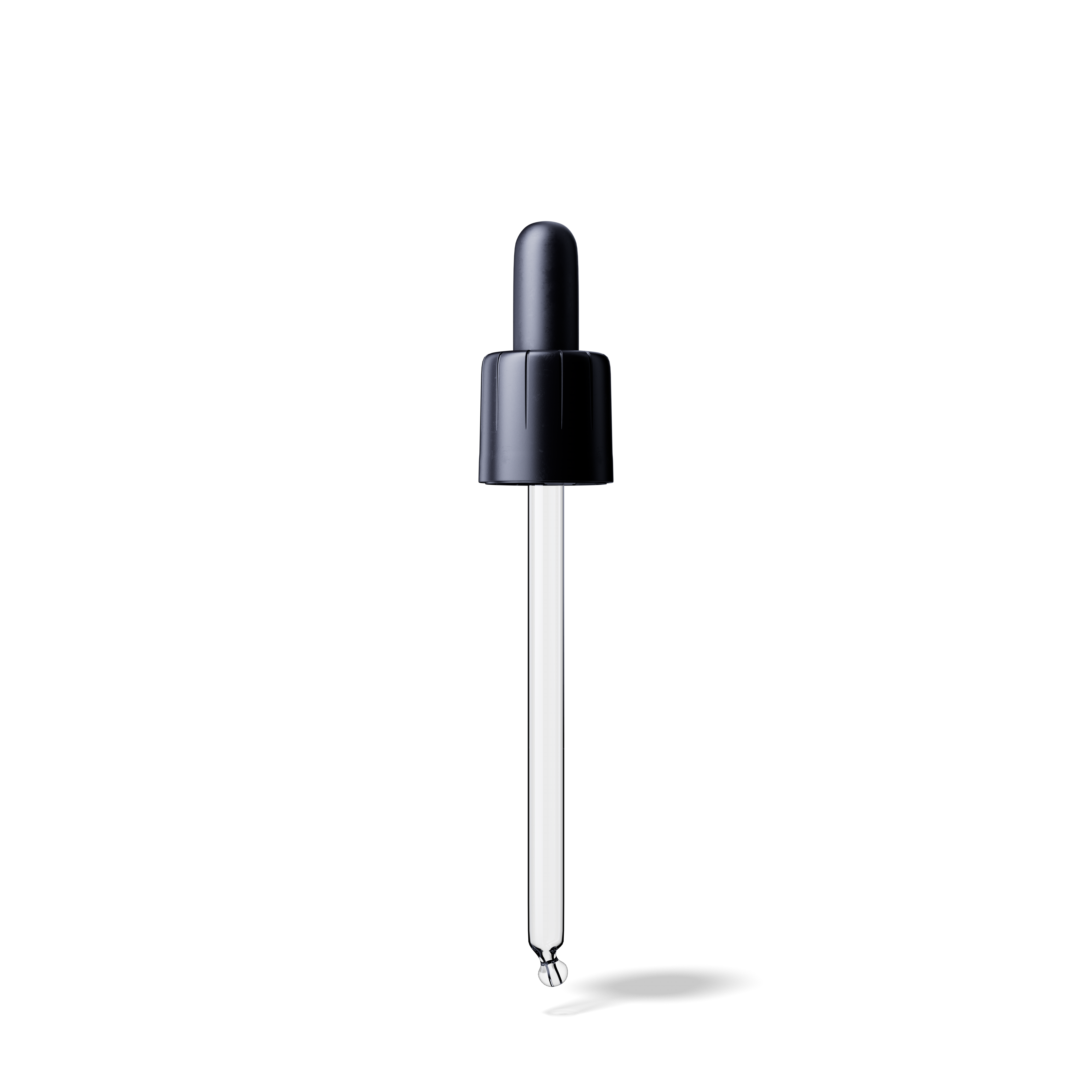 Pipette child-tamper evident DIN18, II, black, bulb TPE, dose 1.0, bent ball tip (Orion 50)   