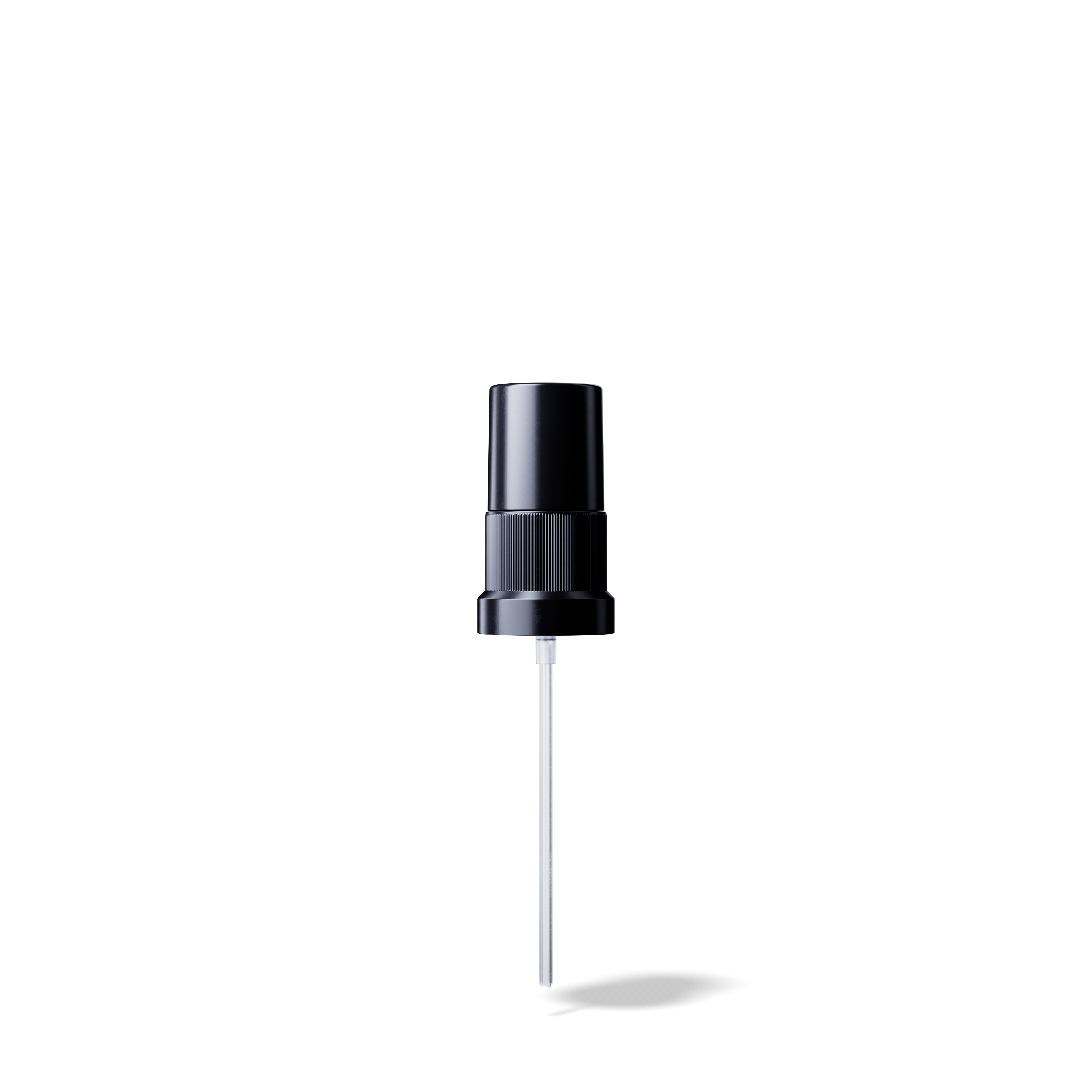 Mist sprayer Classic, DIN18, PP, black, ribbed, dose 0.14ml, black dot, black overcap (Orion 100) Mist sprayer Classic, DIN18, PP, black, ribbed, dose 0.14ml, black dot, black overcap (Orion 100)