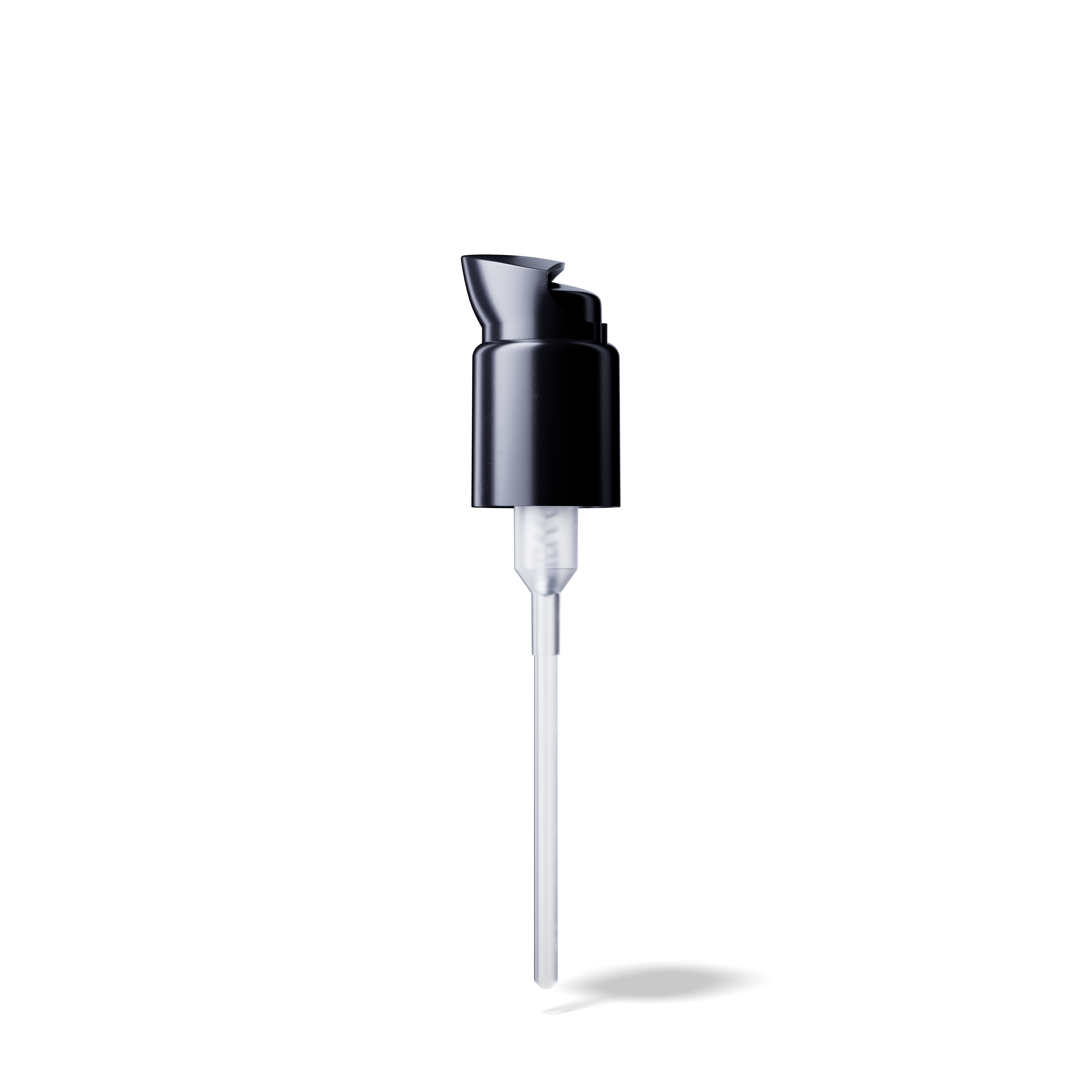 Lotion pump Metropolitan 24/410, PP, black, dose 0.50ml, black security clip (Virgo 100)   