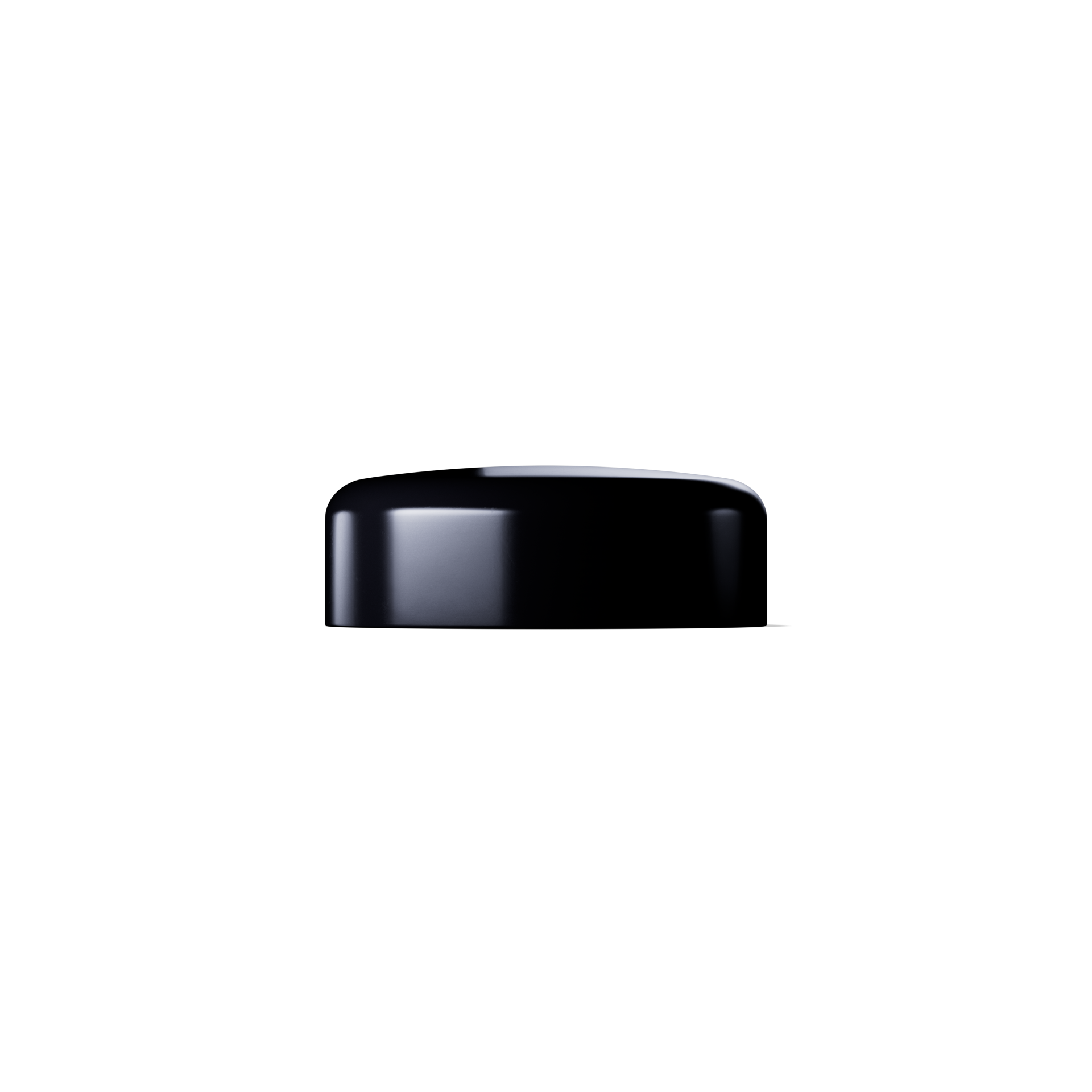 Lid Classic 48/400, SAN, black, violet Phan inlay, non-glued (Saturn 100/Carina 200/300)