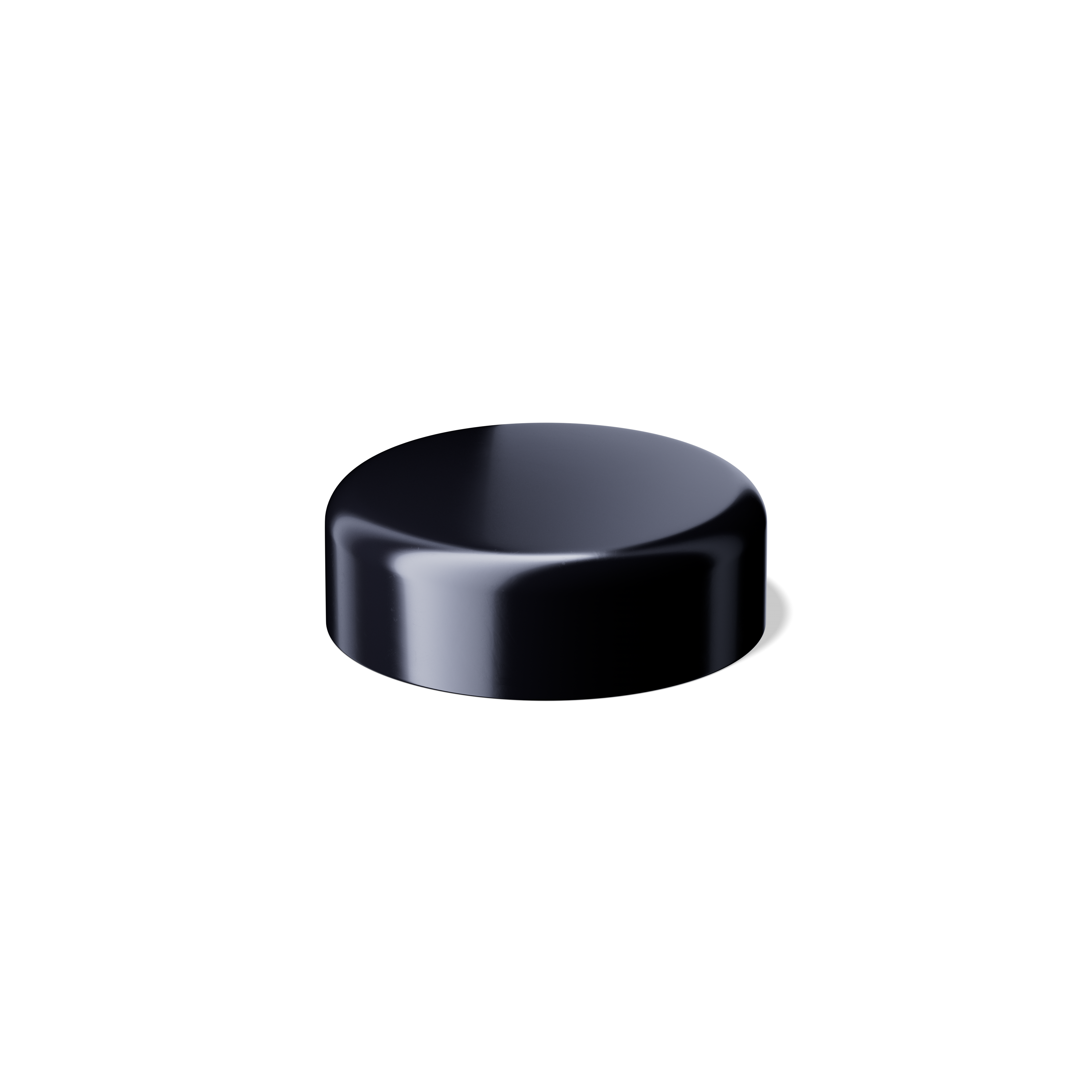 Lid Classic 48/400, SAN, black, glossy finish, violet Phan inlay (Saturn 100)