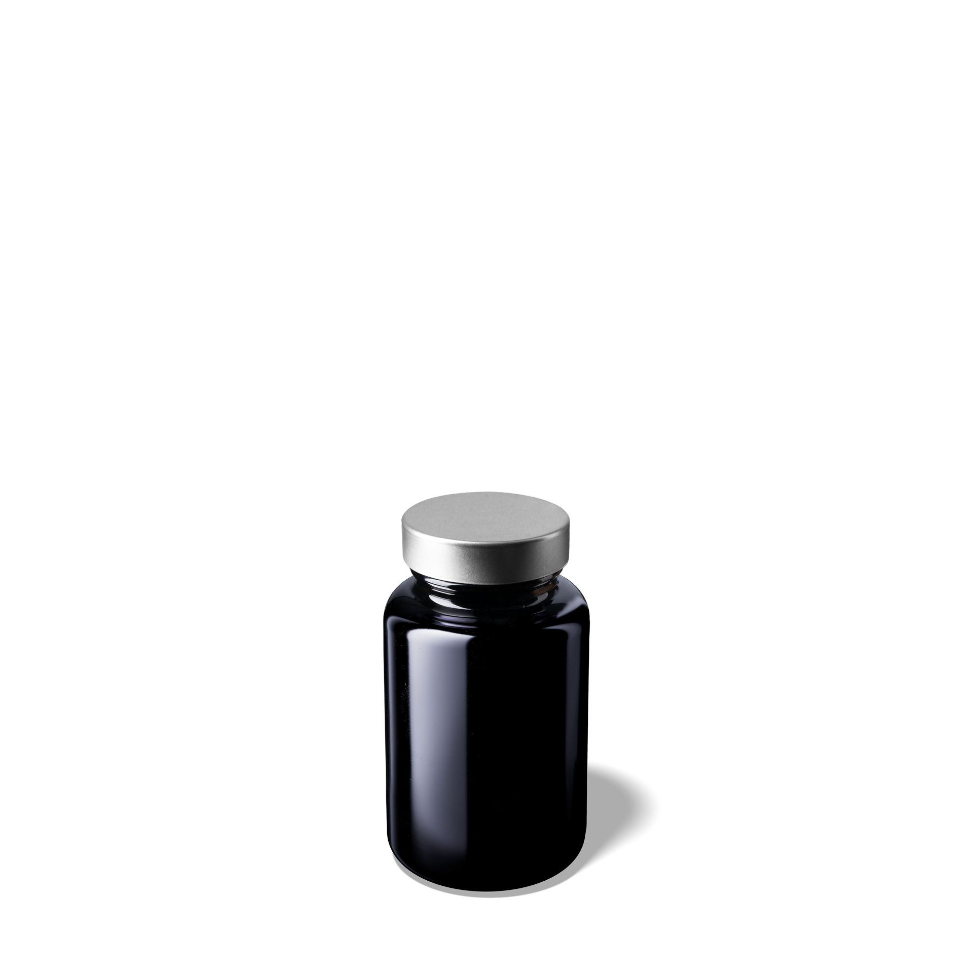 Screw cap Clio 500, 38/400, tinplate, silver, white inlay (Juniper 100/120/Pallas 100)