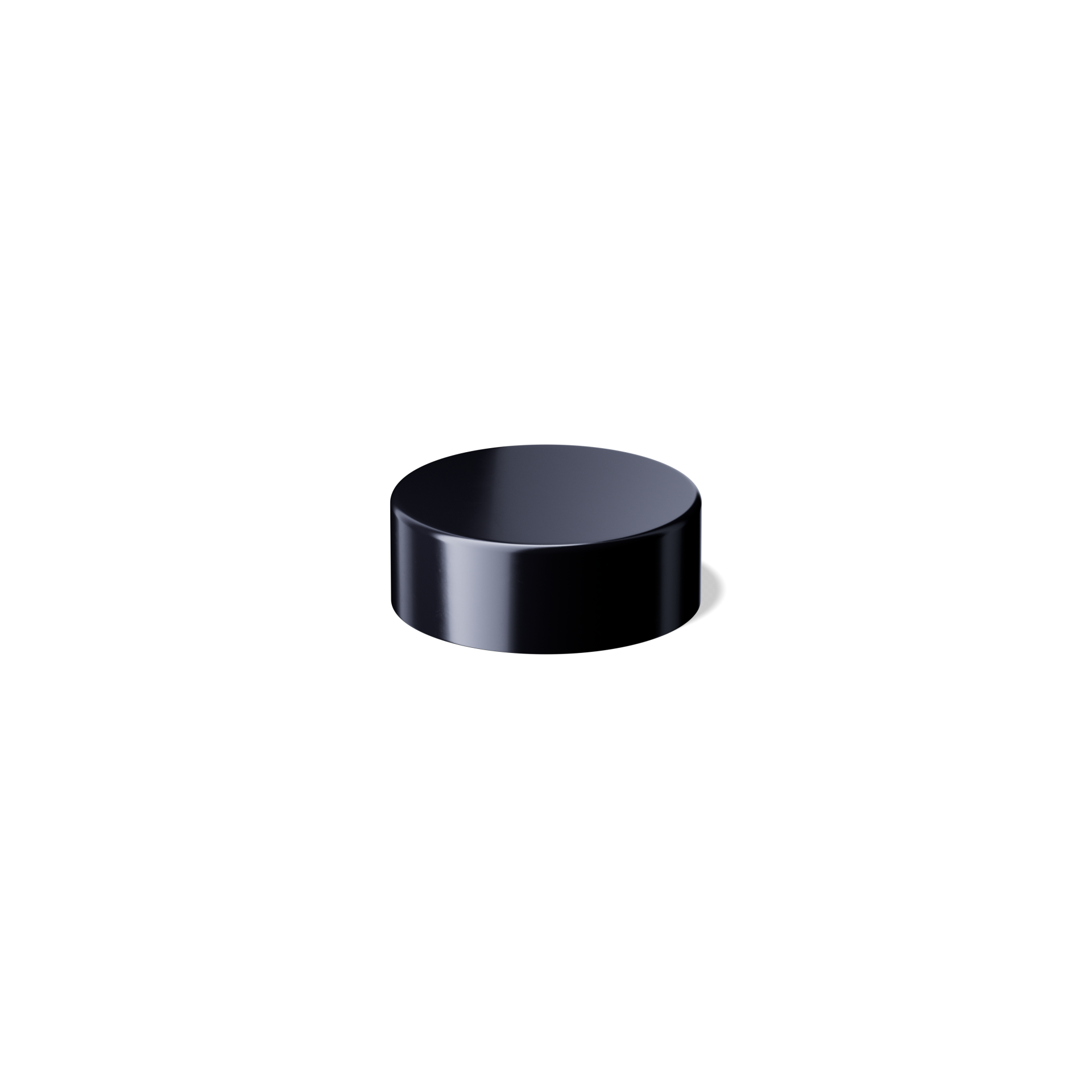 Lid Modern 29 special, PP, black glossy, violet Phan inlay, non-glued (Ceres 5)