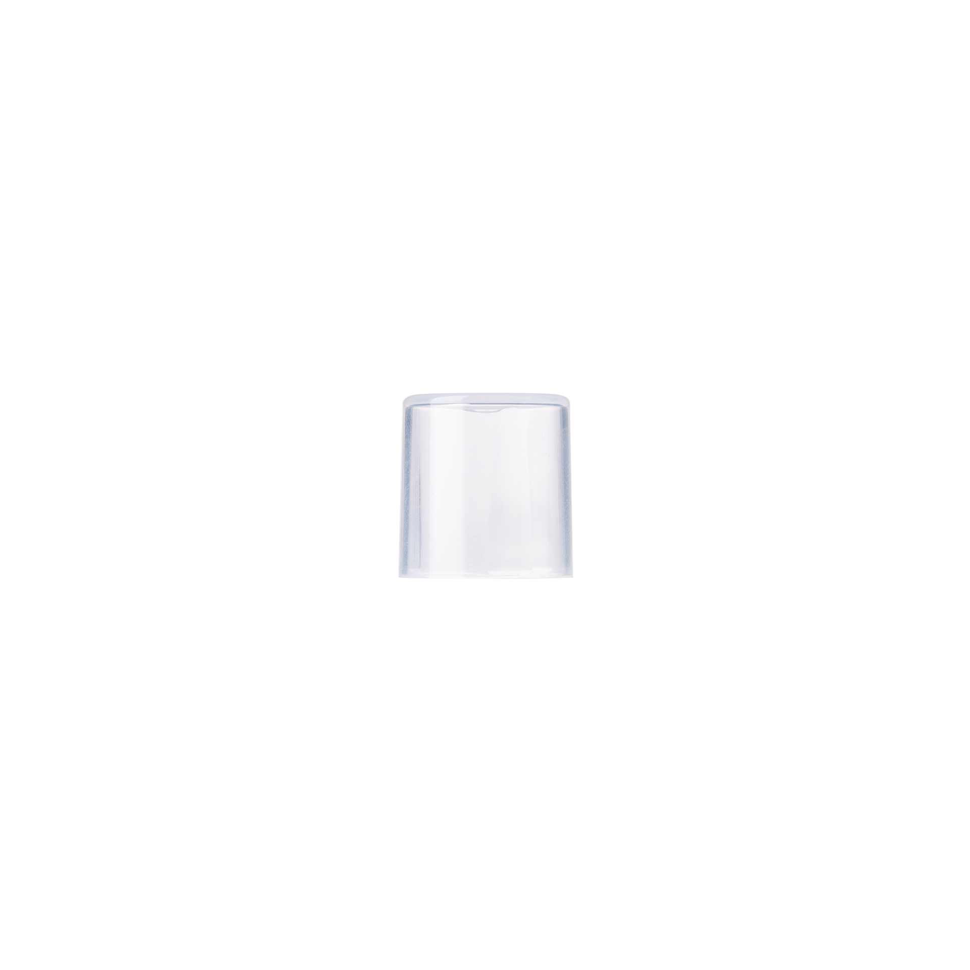 Overcap for spray cap Classic DIN18, glossy transparent, PP