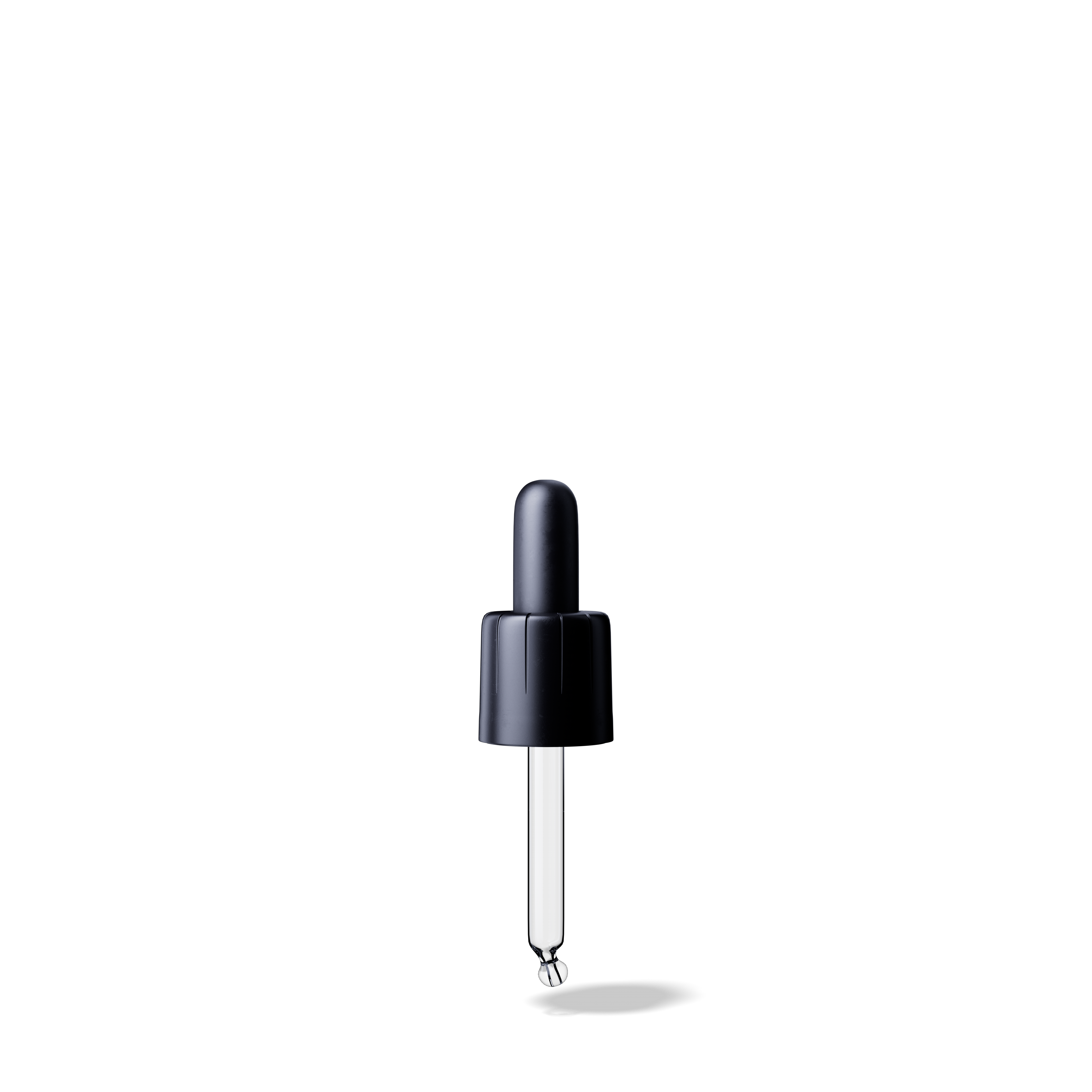 Pipette child-tamper evident DIN18, II, black, bulb TPE, dose 1.0, bent ball tip (Orion 30)   
