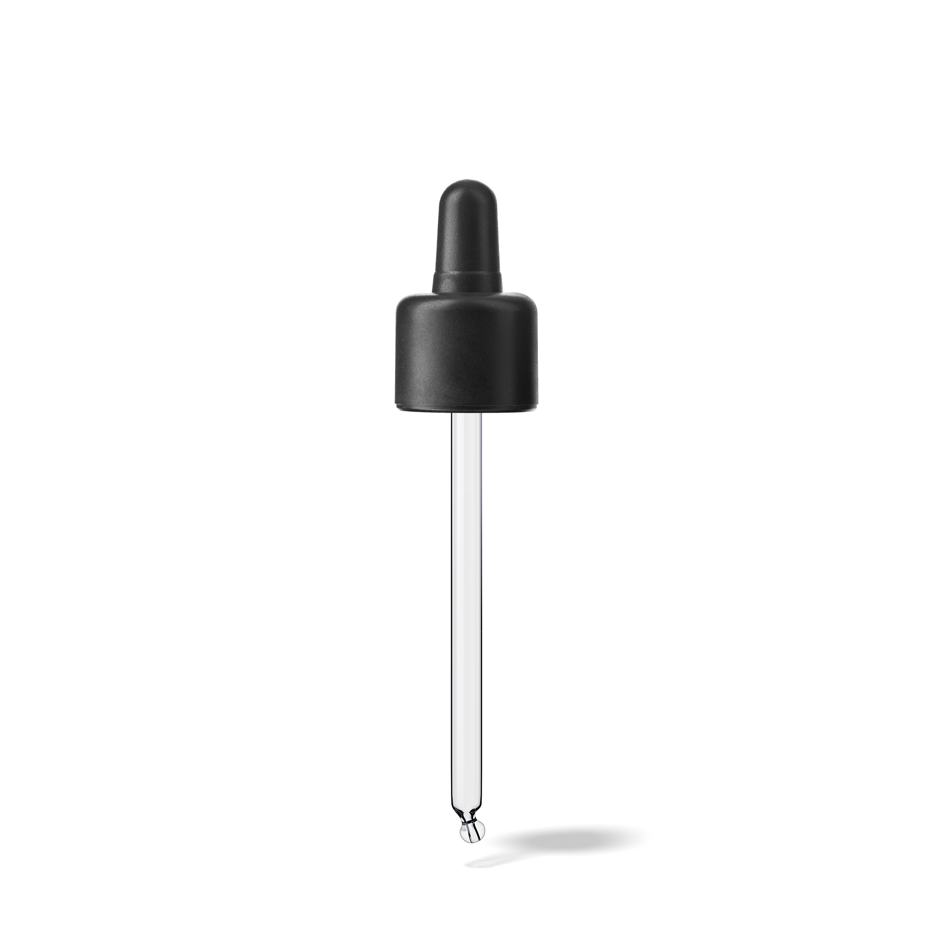 Pipette D06 black smooth, D18, TE-b, Bulb TPEs-b 0.7, Tip bent ball 1.0, ORI50/60-106