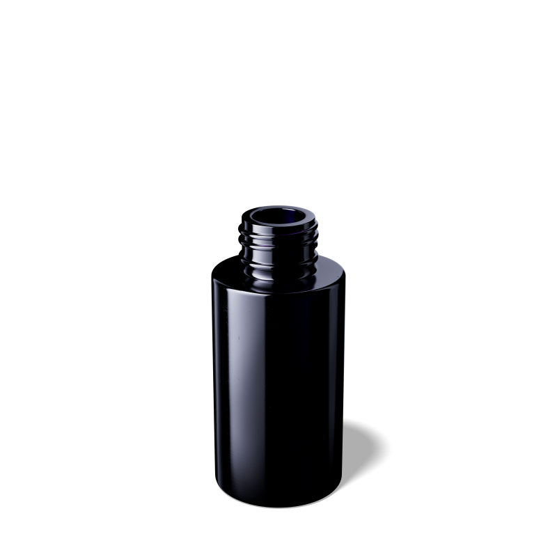 Cosmetic bottle Virgo 50ml, 24/410, anti rotation nocks, Miron