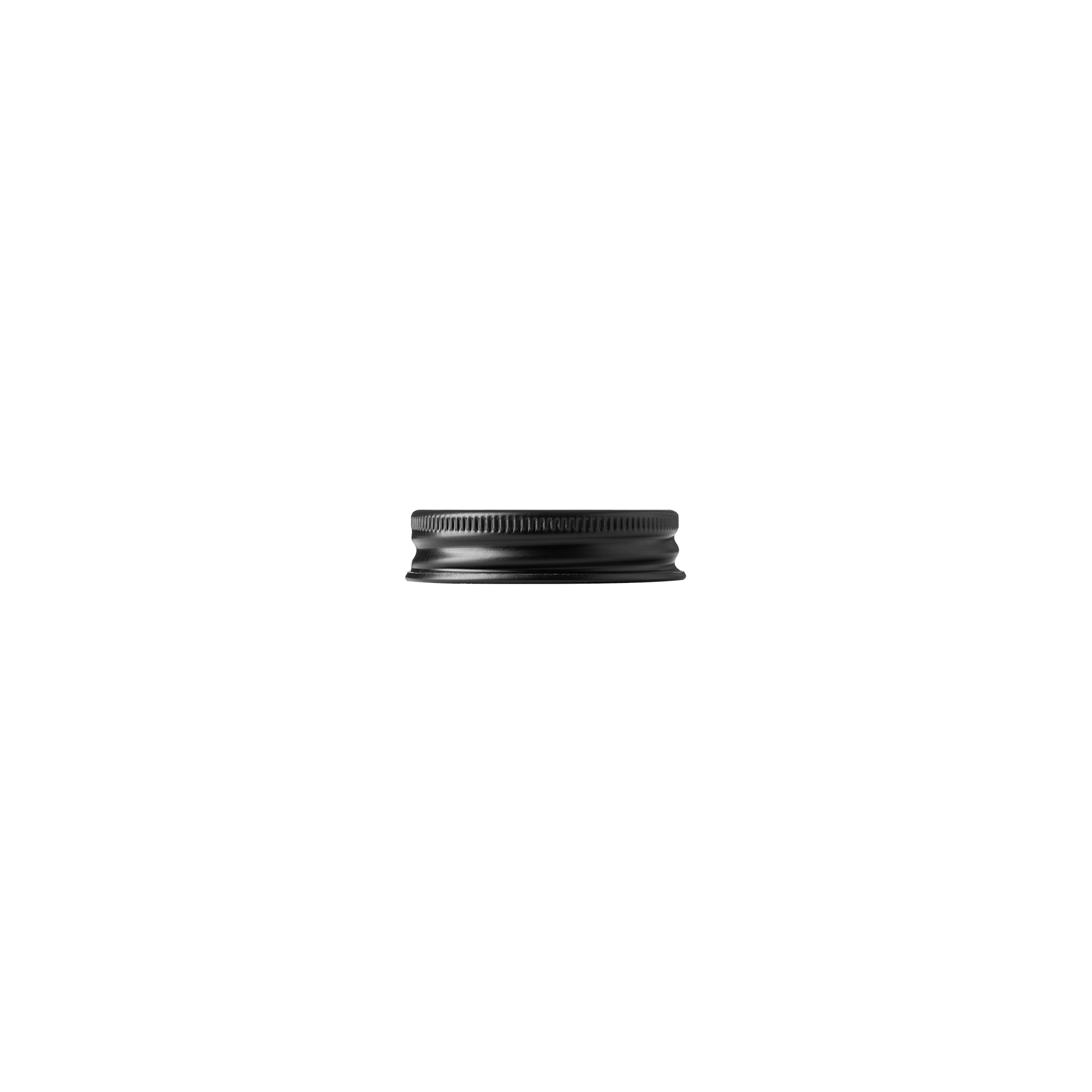 Screw cap Clio 168, 45/400, tinplate, black, violet inlay (Saturn 50/100)