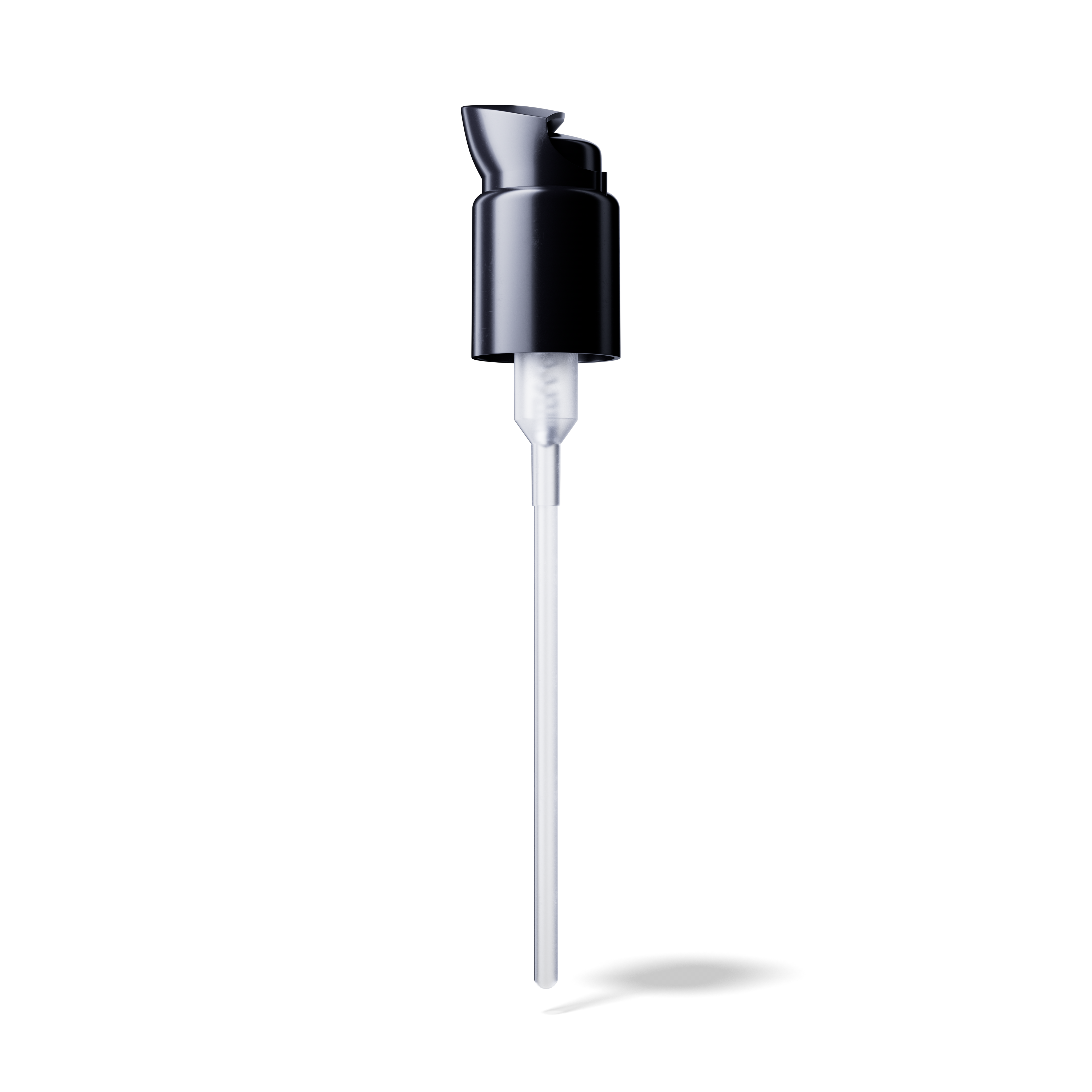 Lotion pump Metropolitan 24/410, PP, black, dose 0.50ml, black security clip (Draco 120)