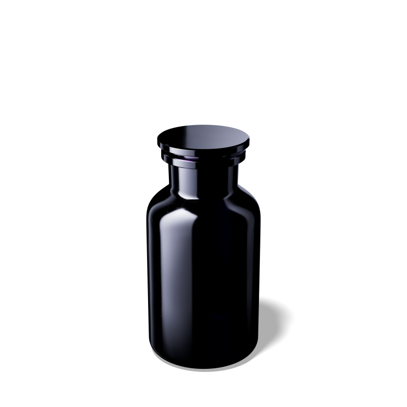 Apothecary jar Libra 500ml-157, glass stopper, Miron