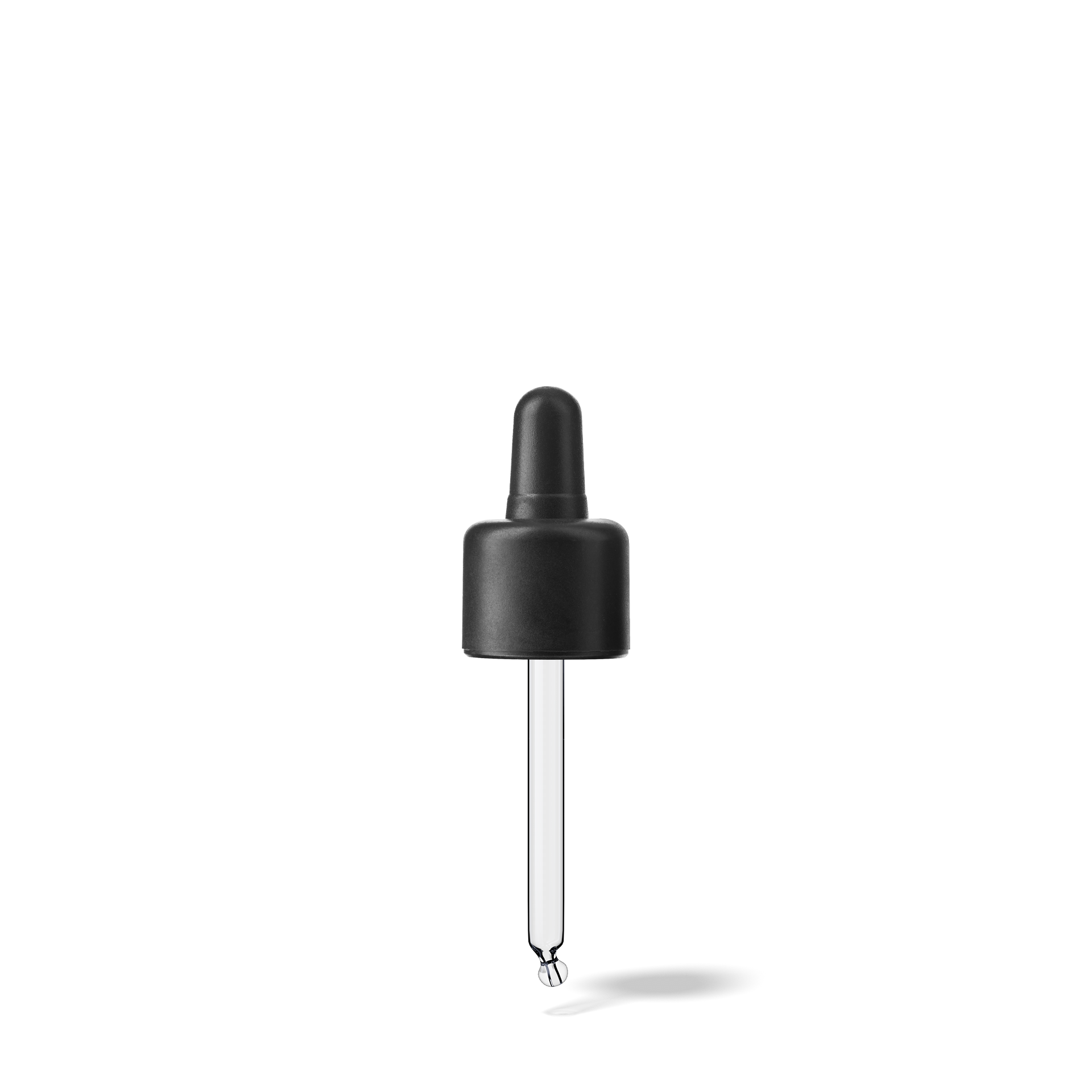 Pipette D06 black smooth, D18, TE-b, Bulb TPEs-b 0.7, Tip bent ball 1.0, ORI30/GIN30