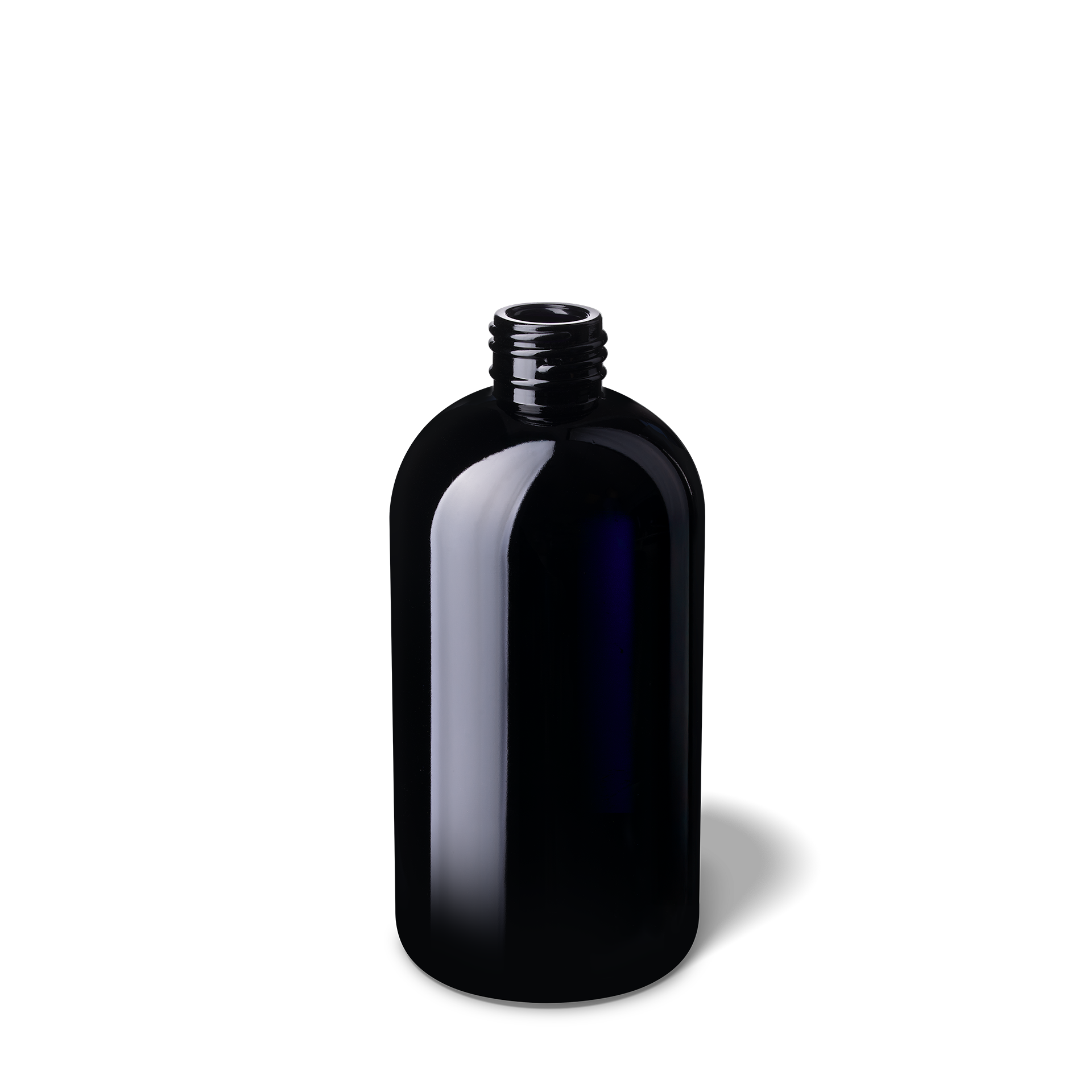 Cosmetic bottle Capella 250ml, 24/410, anti rotation nocks, Miron Cosmetic bottle Capella 250ml, 24/410, anti rotation nocks, Miron