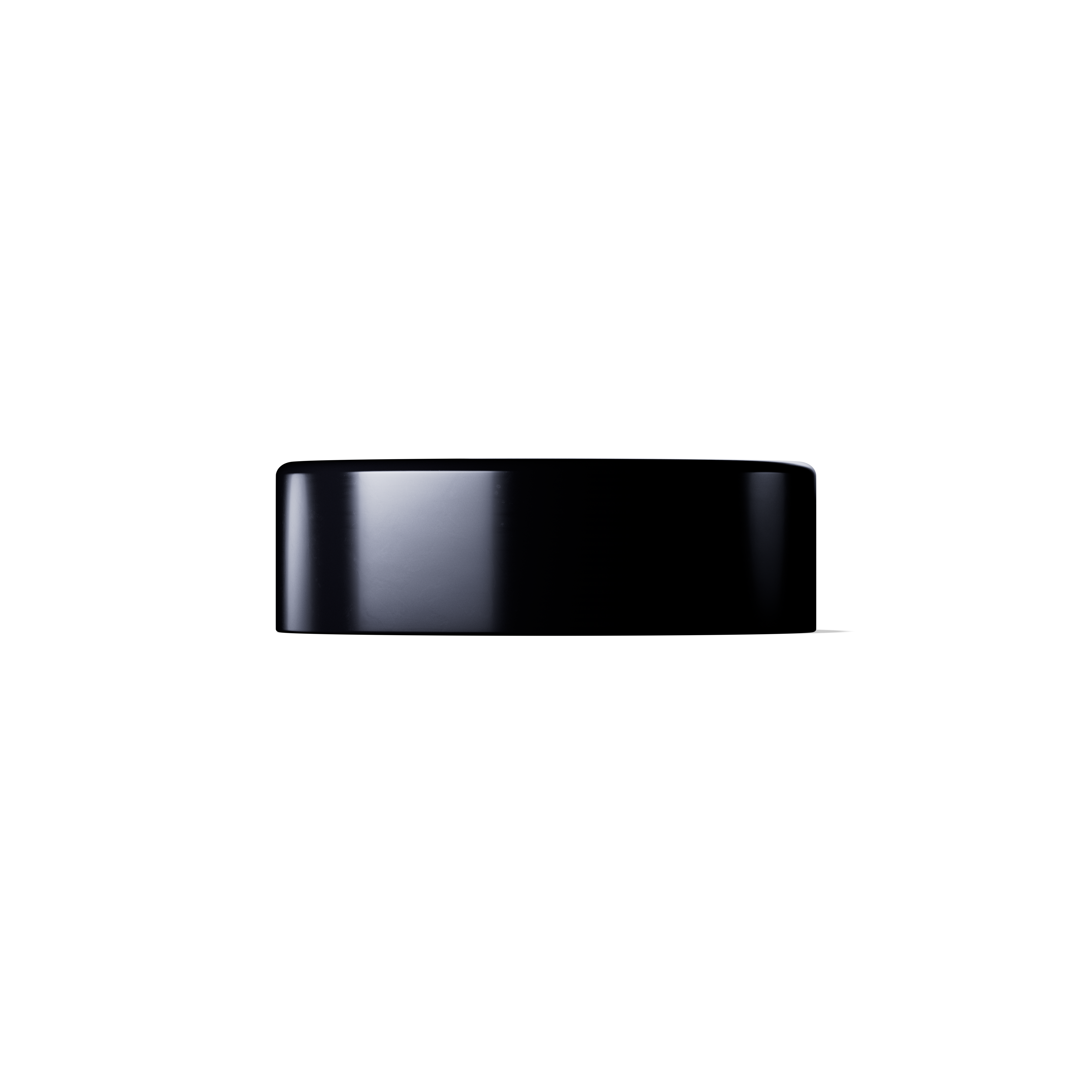 Lid child-resistant Modern 53 special, PP, black, glossy finish, violet Phan inlay (Eris 60)