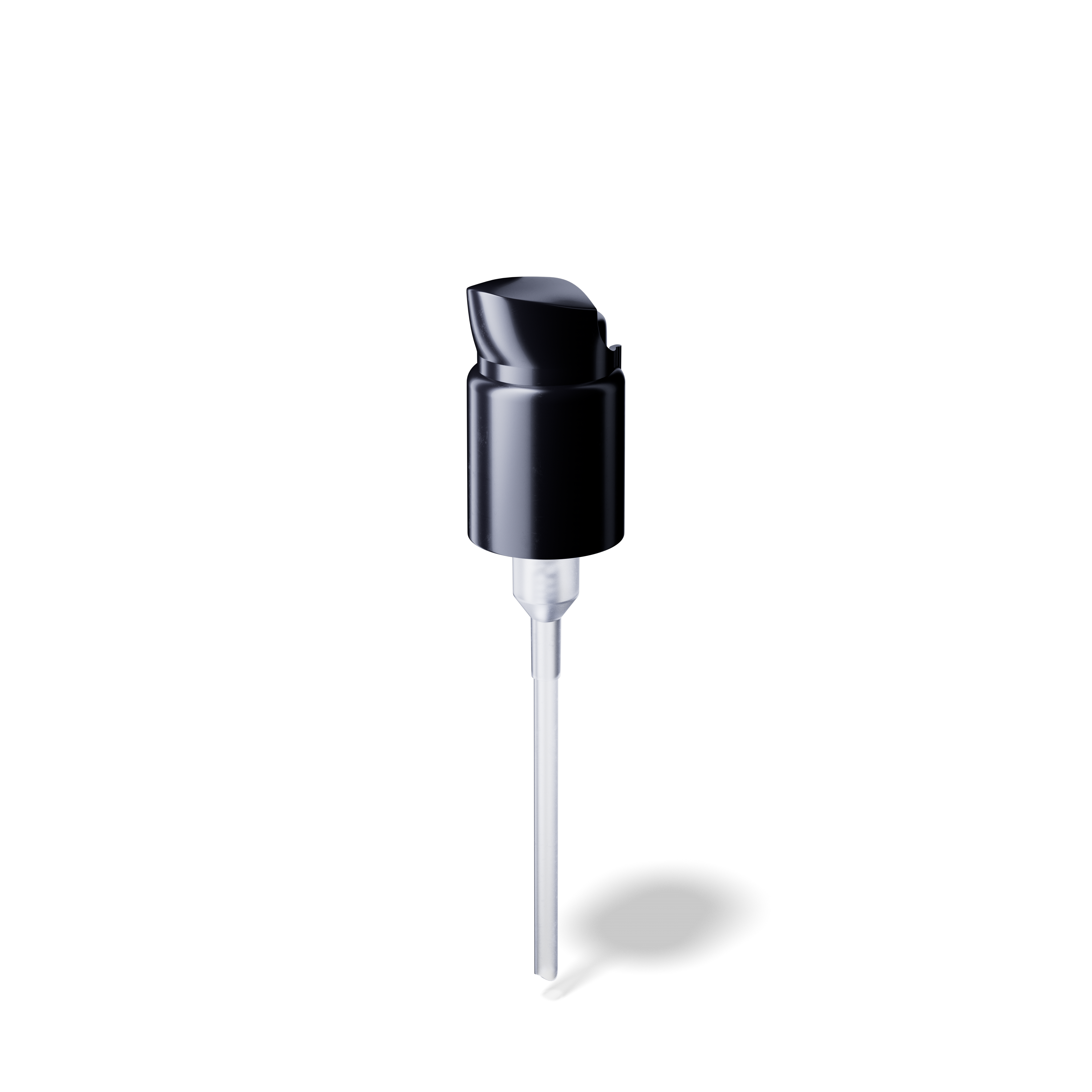 Lotion pump Metropolitan 24/410, PP, black, dose 0.50ml, black security clip (Virgo 100)   