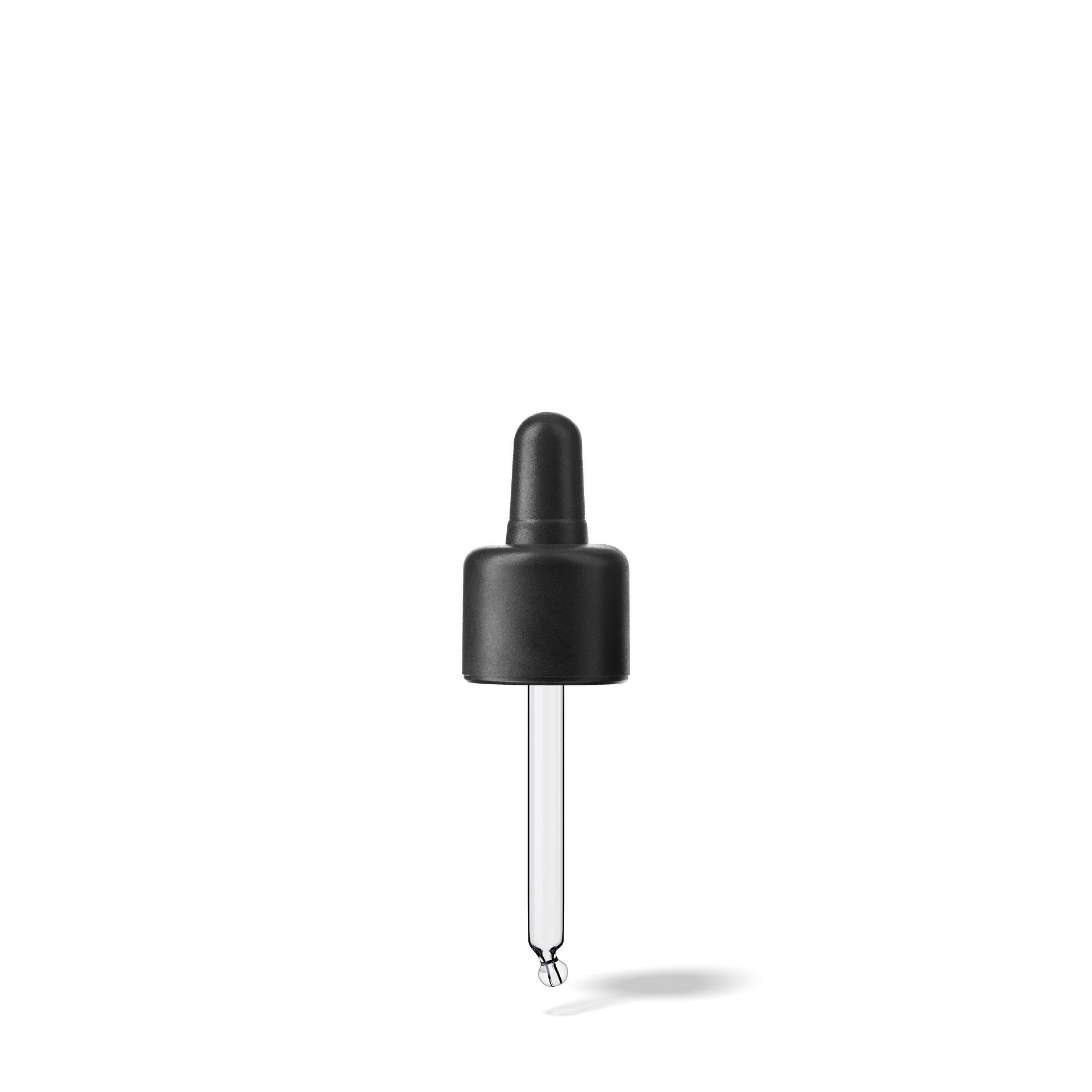 Pipette D06 black smooth, D18, TE-b, Bulb TPEs-b 0.7, Tip bent ball 1.0, ORI20/GIN20