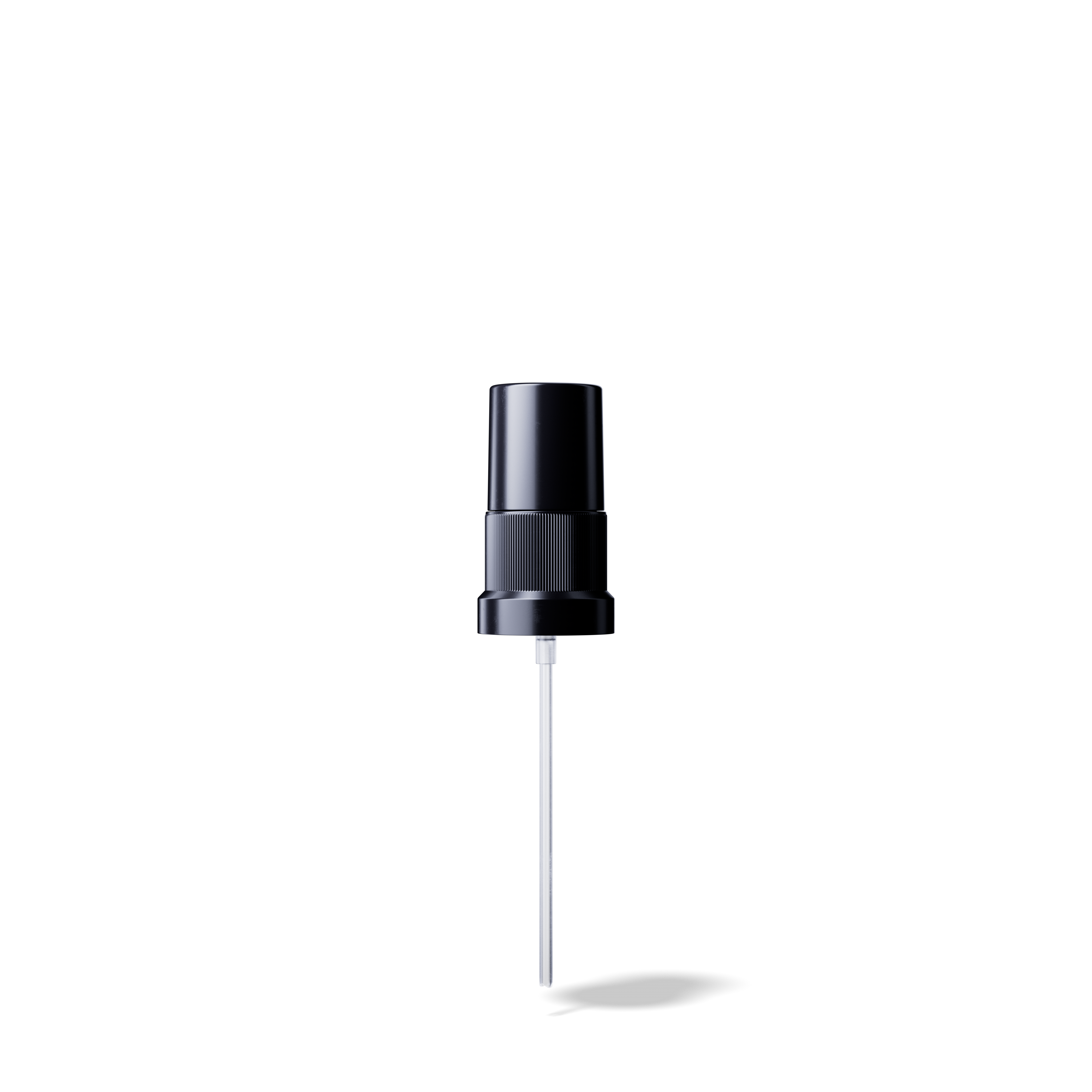 Mist sprayer Classic, DIN18, PP, black, ribbed, dose 0.14ml, black overcap (Orion 100)