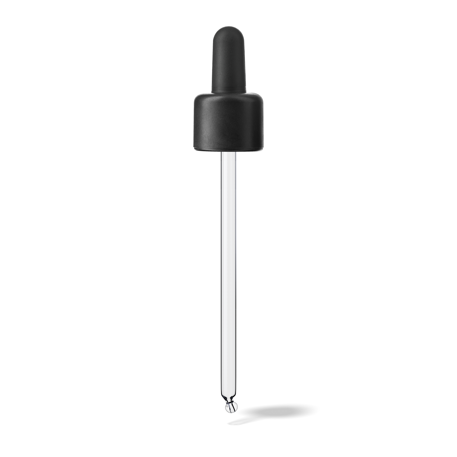 Pipette D06 black smooth, D18, TE-b, Bulb TPEs-b 1.0, Tip bent ball 1.0, ORI100
