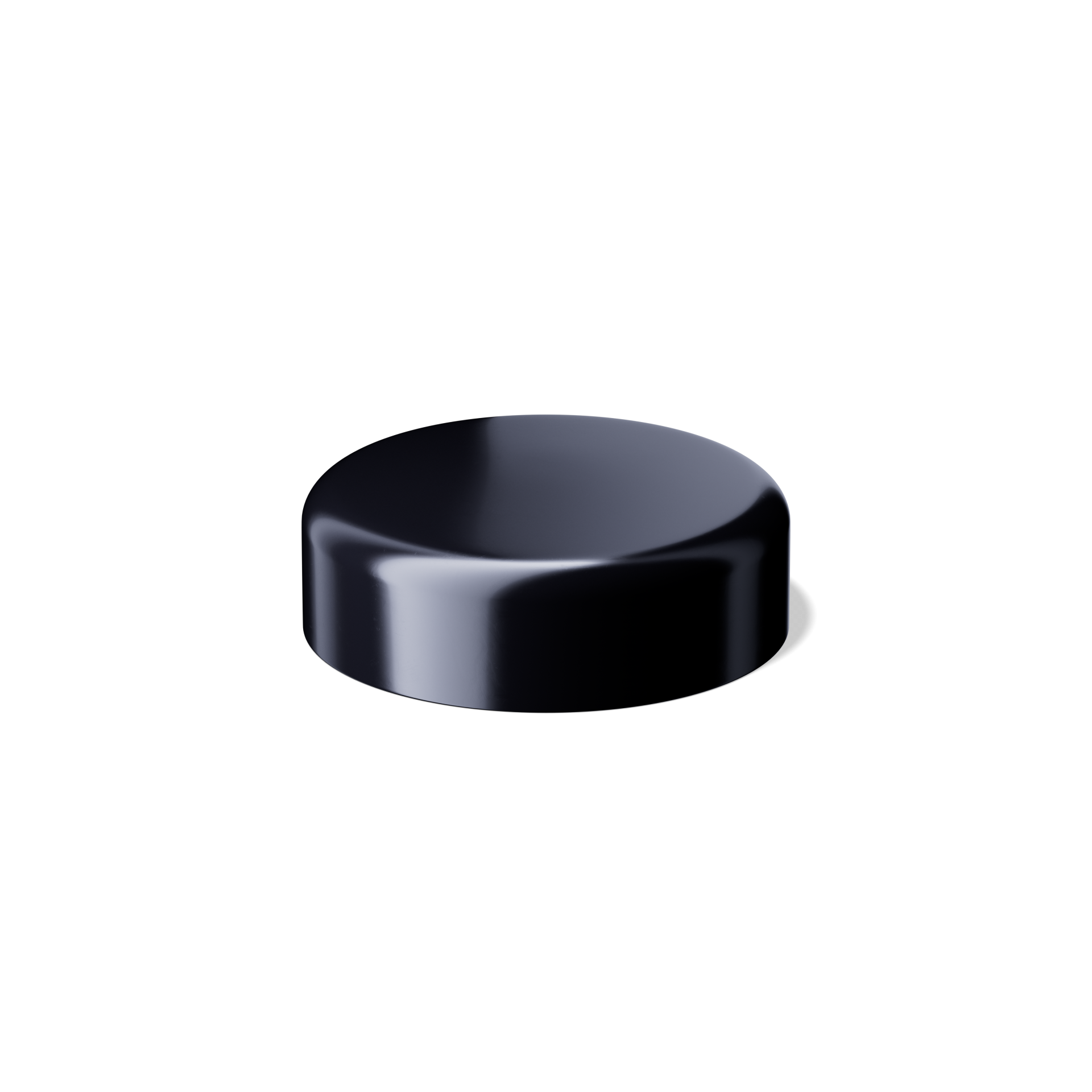 Lid Classic 53/400, SAN, black, violet Phan inlay, non-glued (Saturn 150)