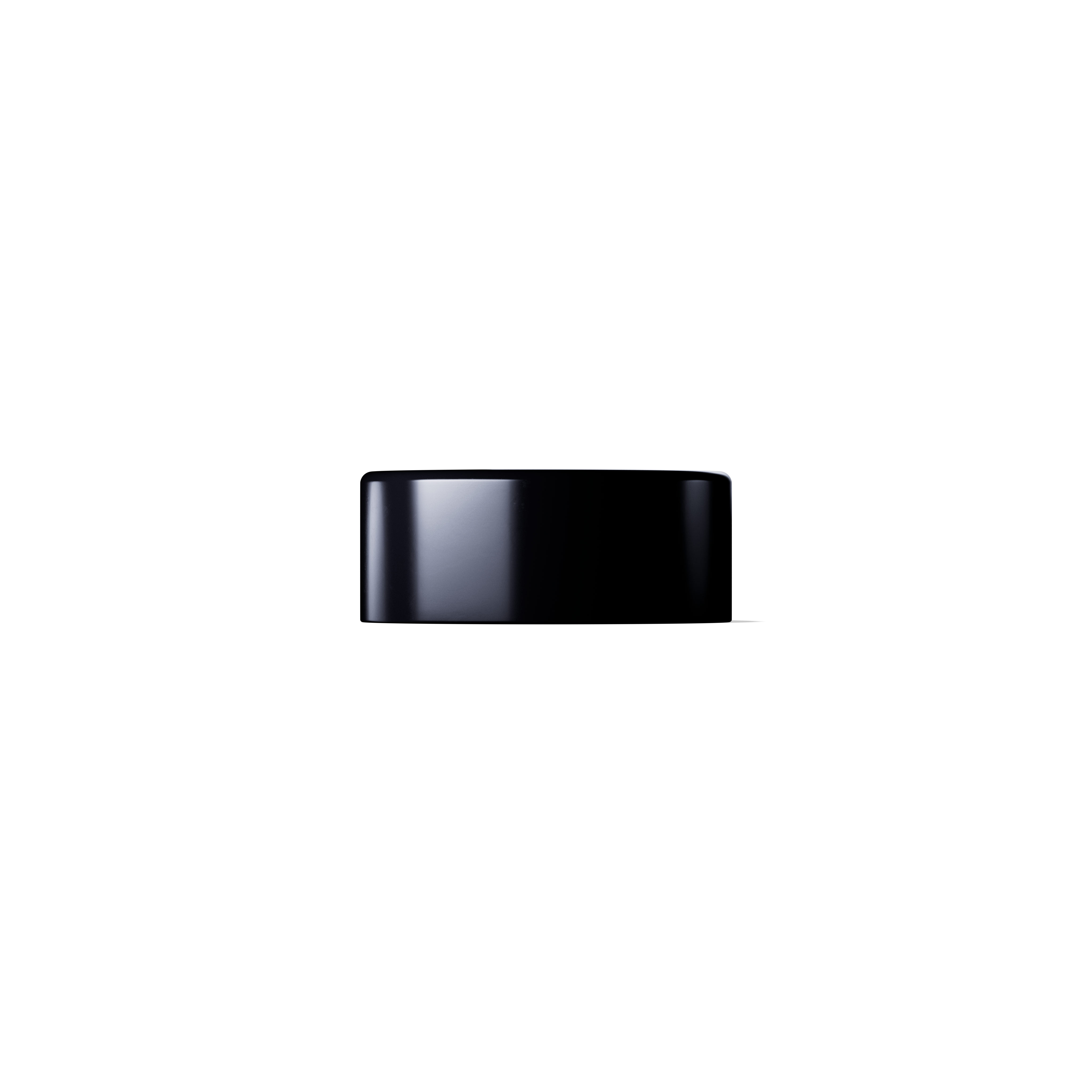 Lid child-resistant Modern 35 special, PP, black, glossy finish, violet Phan inlay (Eris 15) 