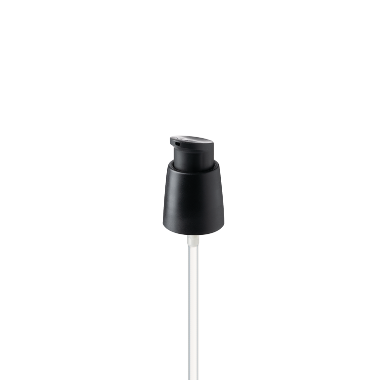 Lotion pump Cremosa 20/410, PP, black, matte, dose 0.15ml, twist-lock (Linden LW 100/Capella 100)