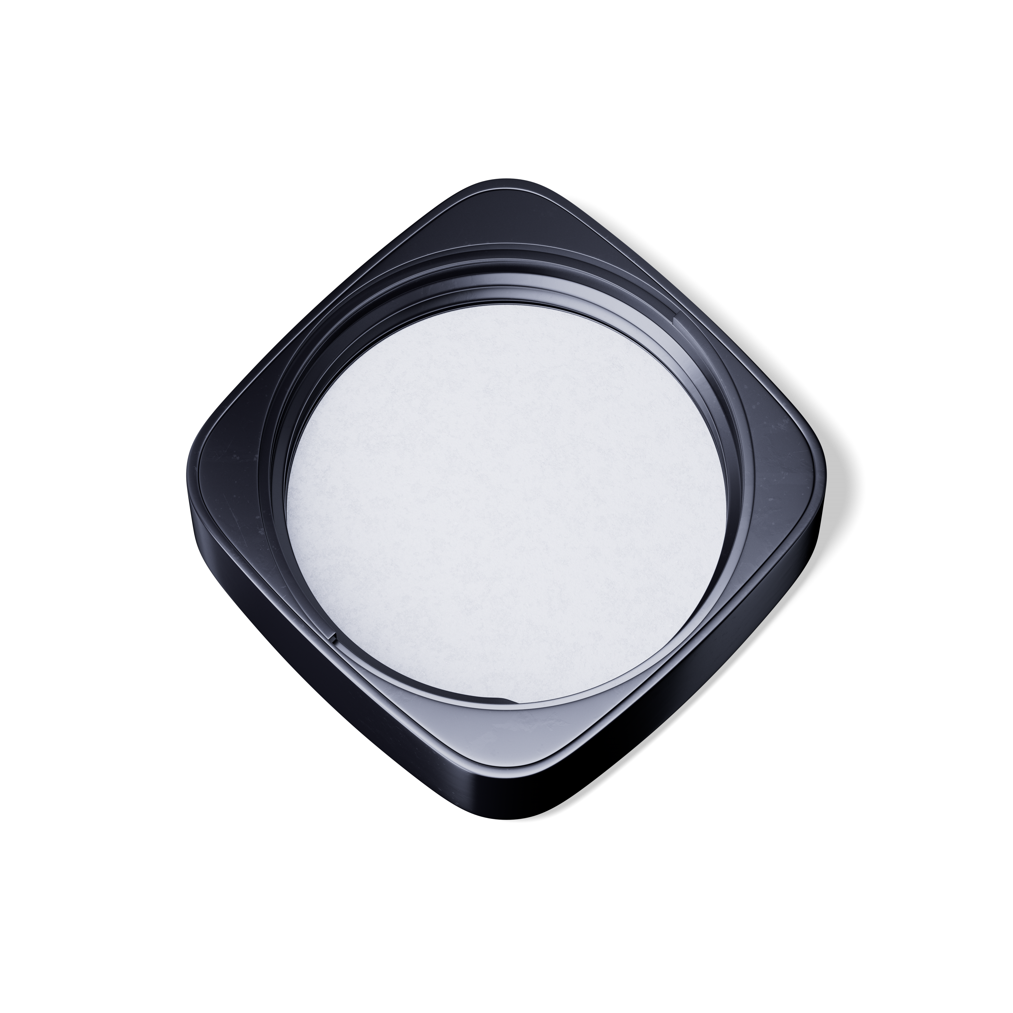 Lid Classic 54 special, PP, black, glossy, white inlay (Alhena 50)
