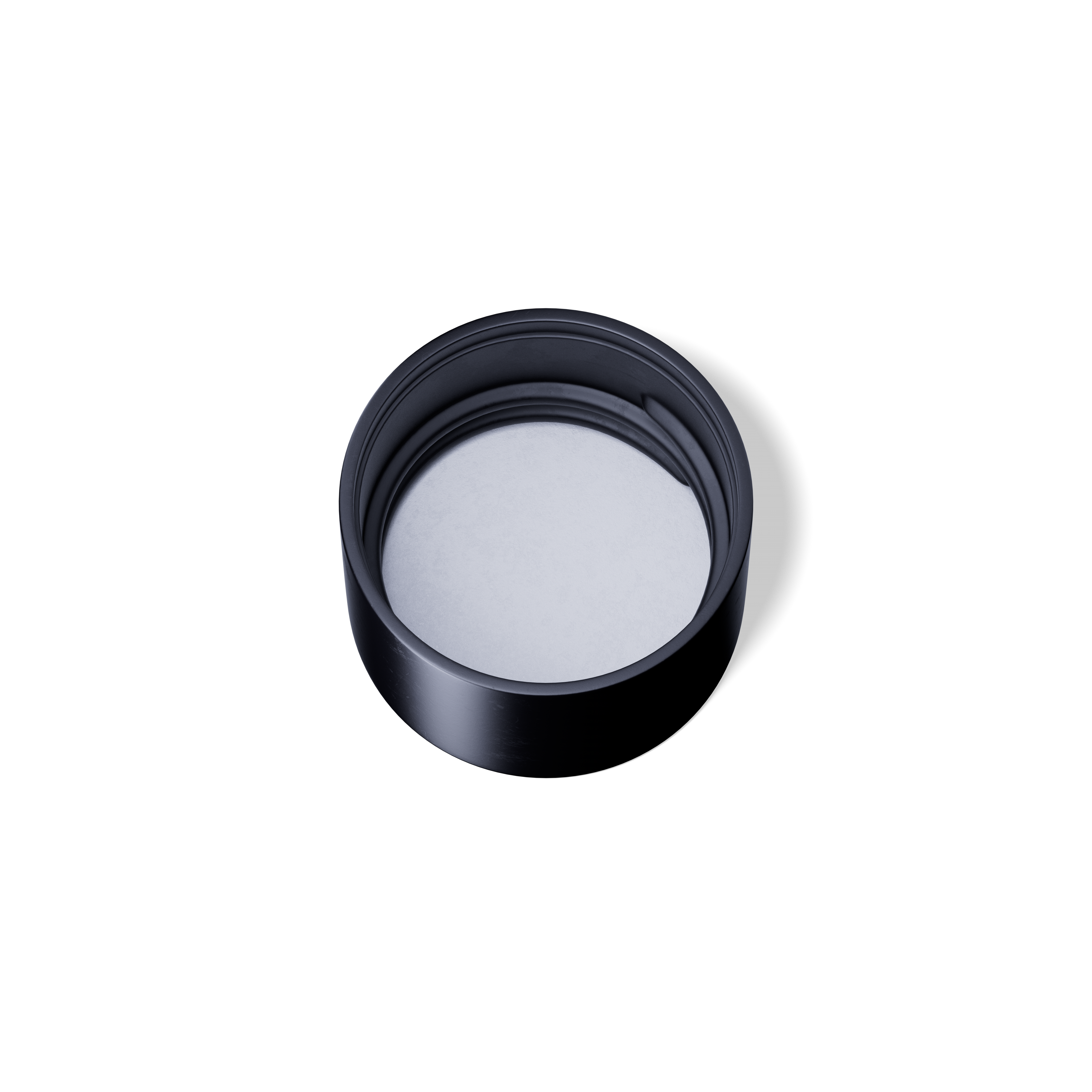 Screw cap Clio 285, 28/410, aluminium, black, white inlay