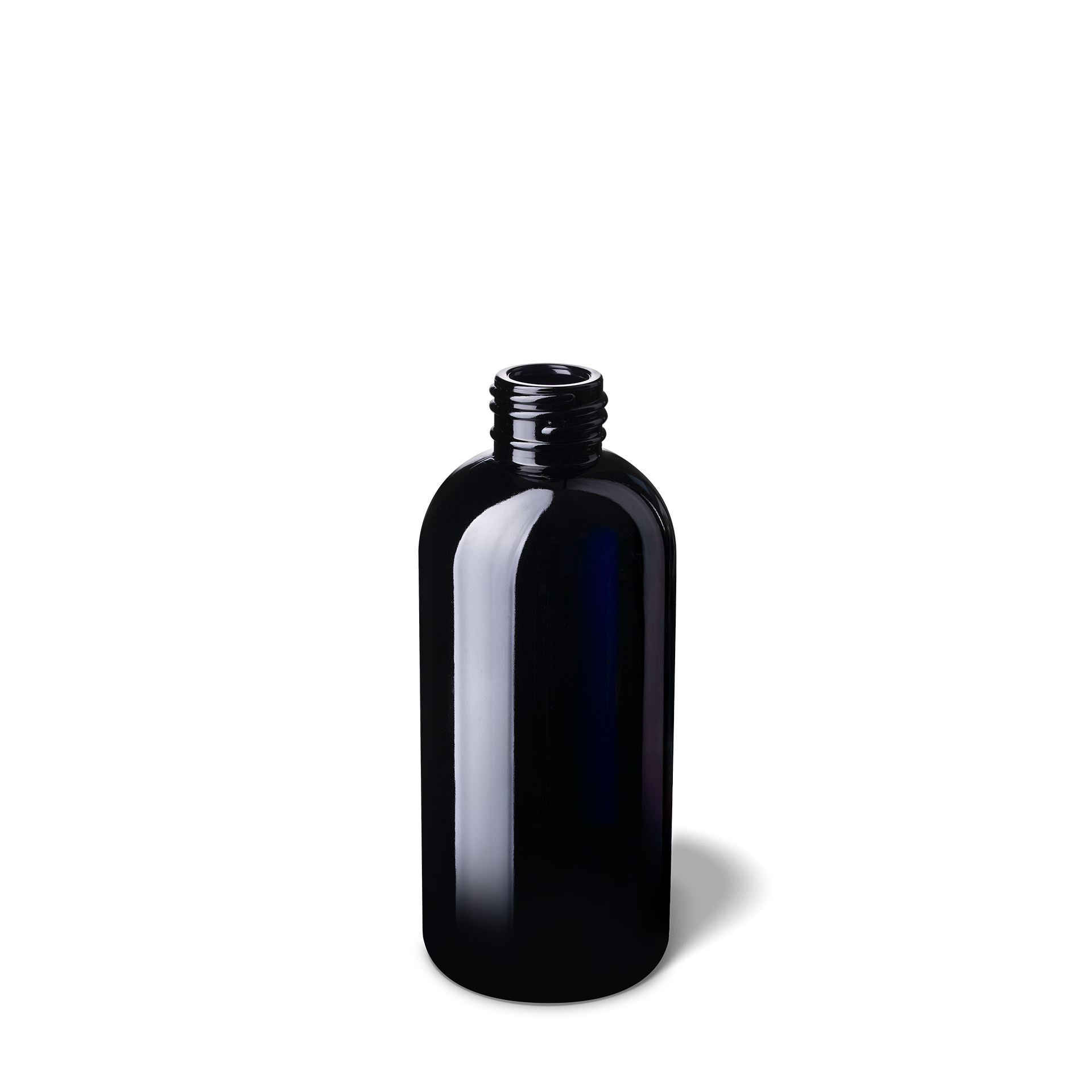 Cosmetic bottle Capella 150ml, 24/410, anti rotation nocks, Miron