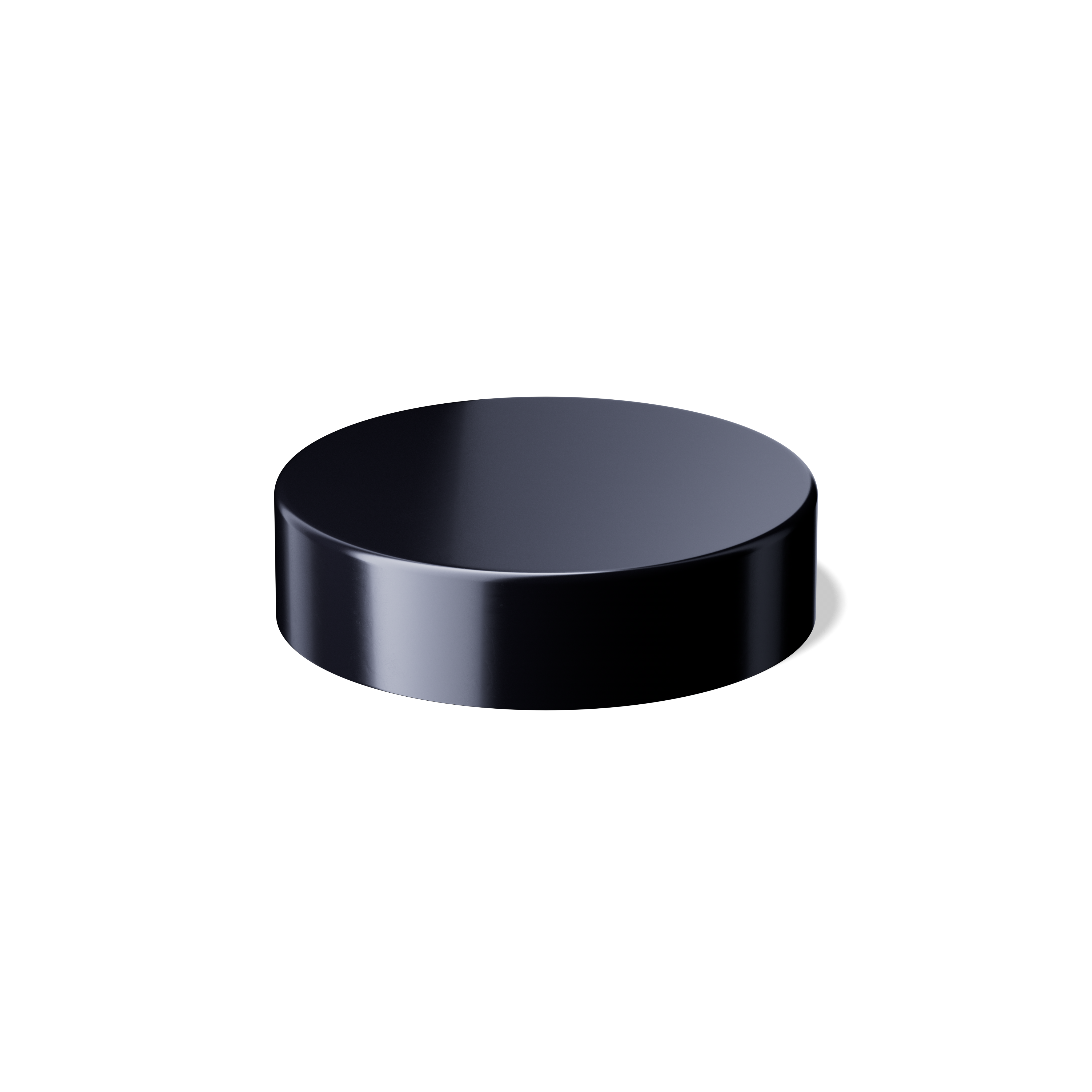 Lid Modern 57 special, PP, black, glossy finish, violet Phan inlay (Sirius 50)