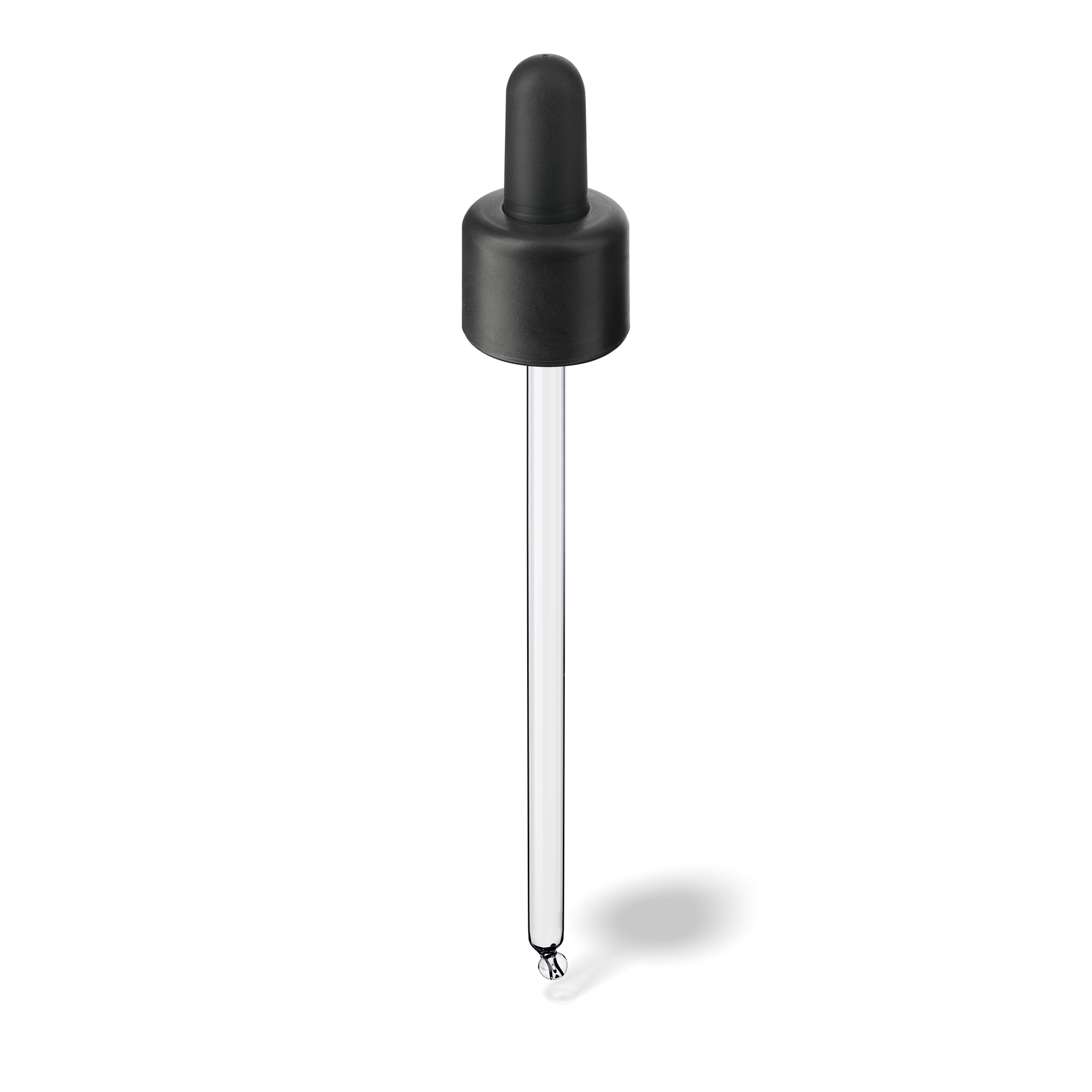 Pipette D06 black smooth, D18, TE-b, Bulb TPEs-b 1.0, Tip bent ball 1.0, ORI100