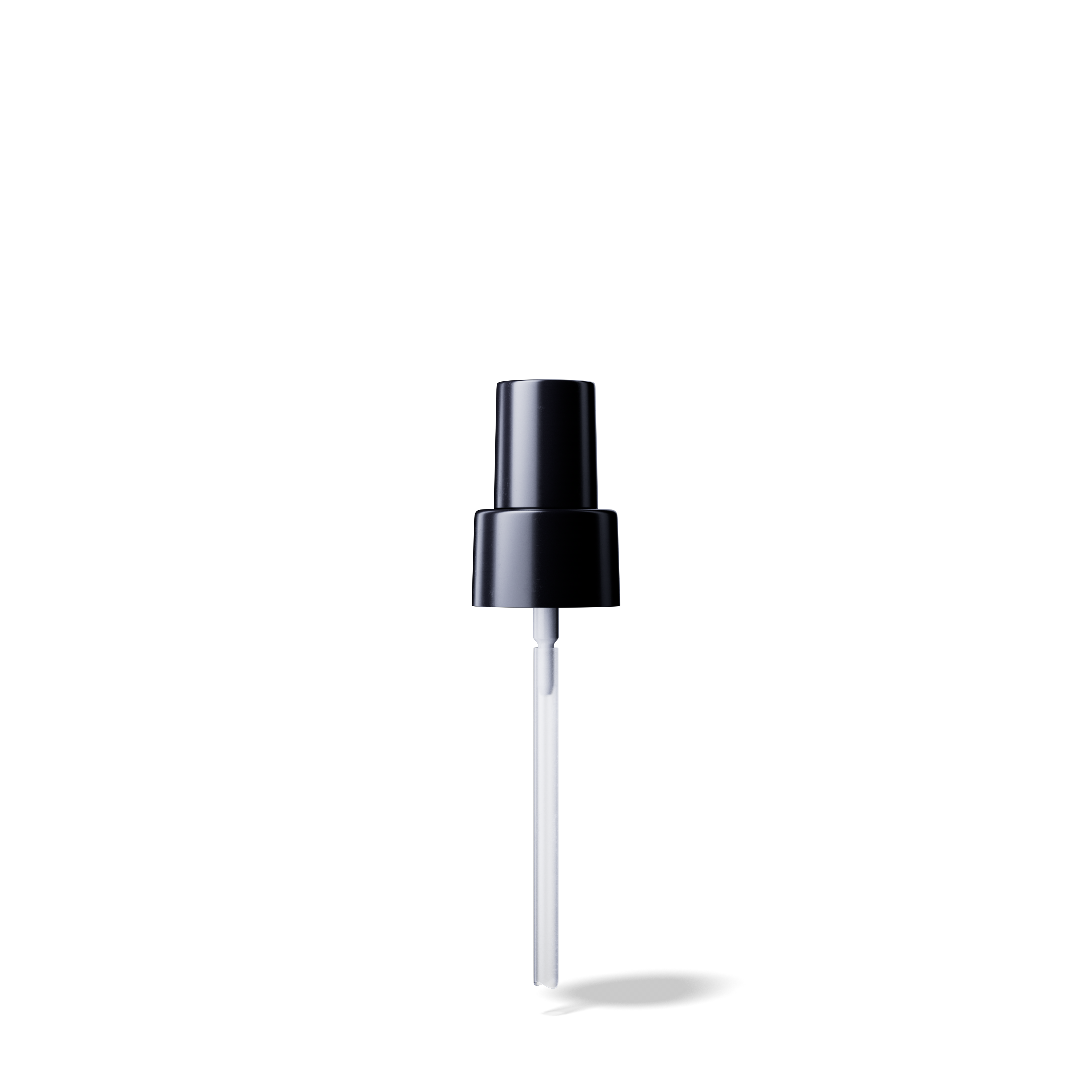 Lotion pump Sinfonia 24/410, PP black, glossy, dose 0.19ml, black overcap (Virgo 50)
