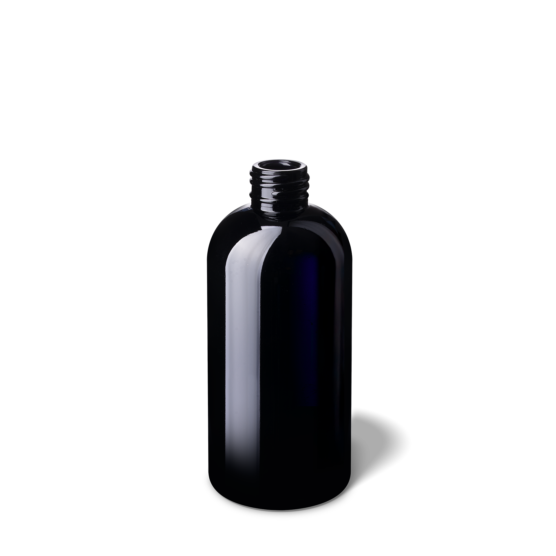 Cosmetic bottle Capella 200ml, 24/410, anti rotation nocks, Miron Cosmetic bottle Capella 200ml, 24/410, anti rotation nocks, Miron