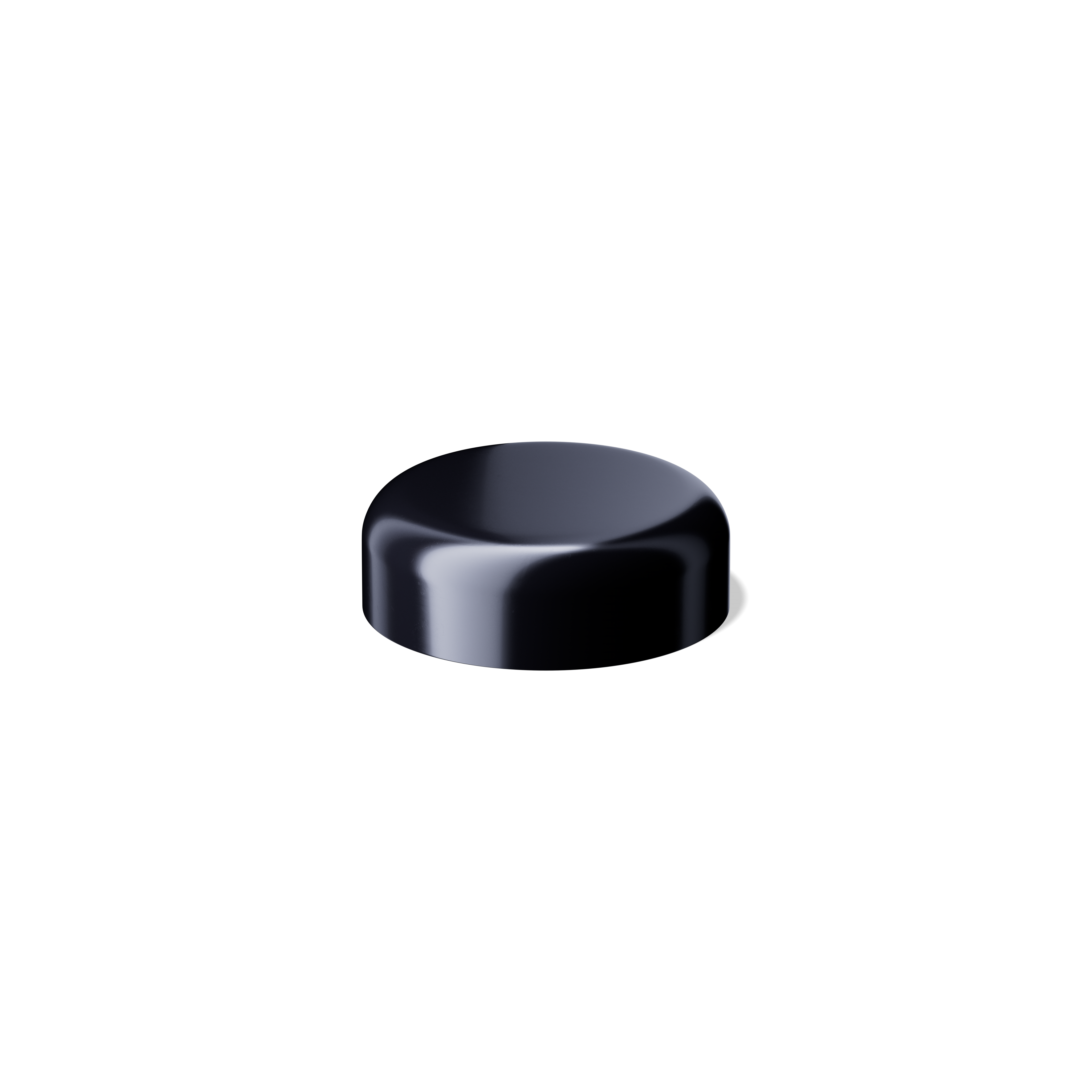 Lid Classic 38 special thread, UREA, black, glossy finish, violet Phan inlay (Ceres 15)