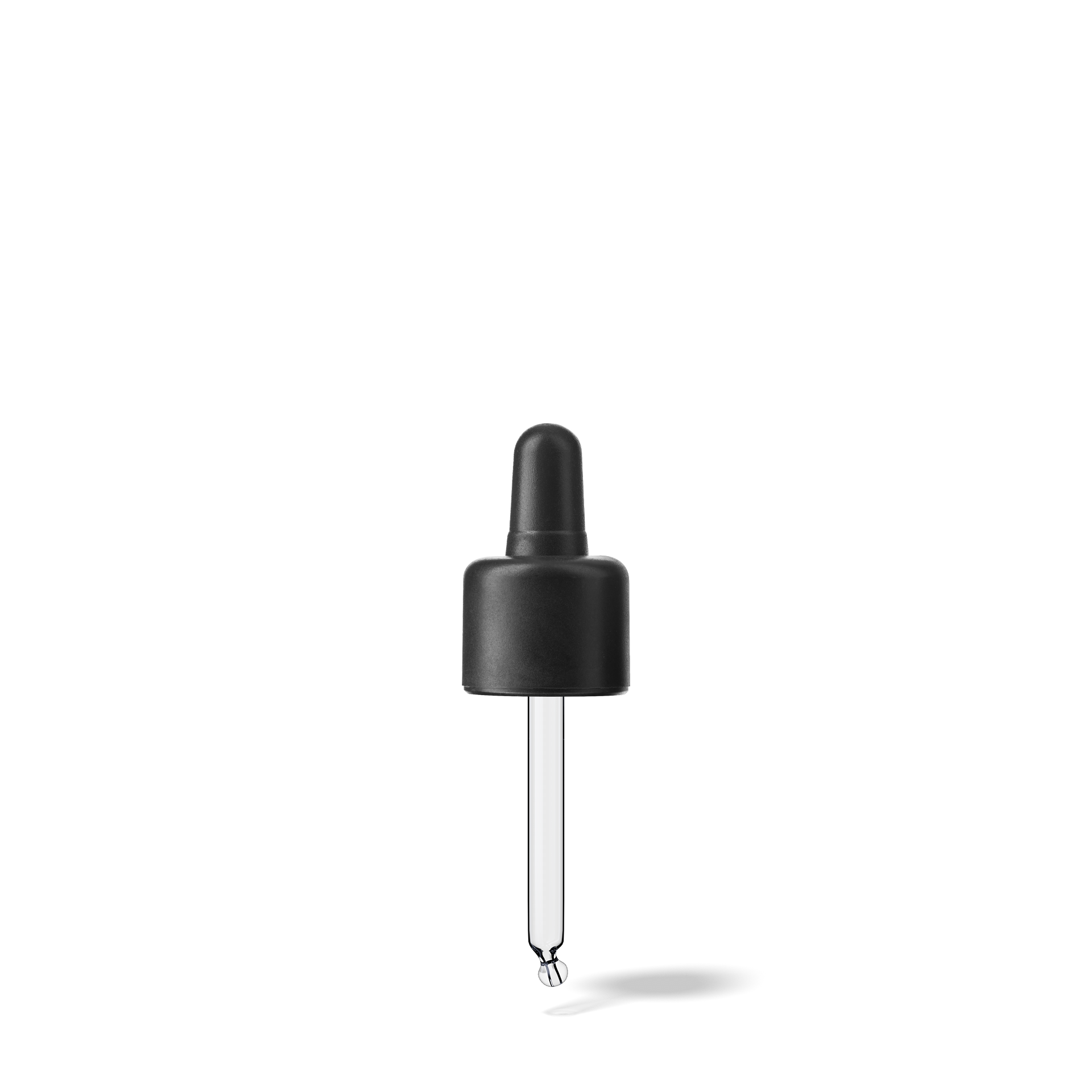 Pipette D06 black smooth, D18, TE-b, Bulb TPEs-b 0.7, Tip bent ball 1.0, ORI15