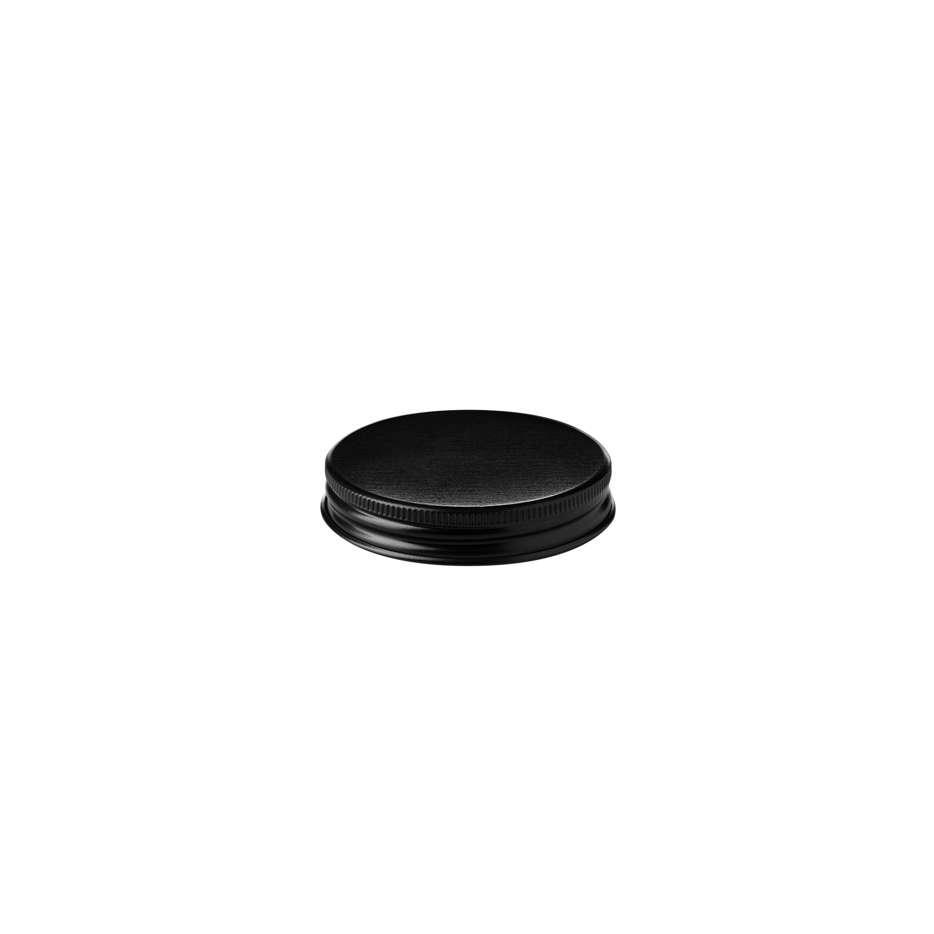 Screw cap Clio 168, 58/400, tinplate, black, violet inlay (Saturn 200)