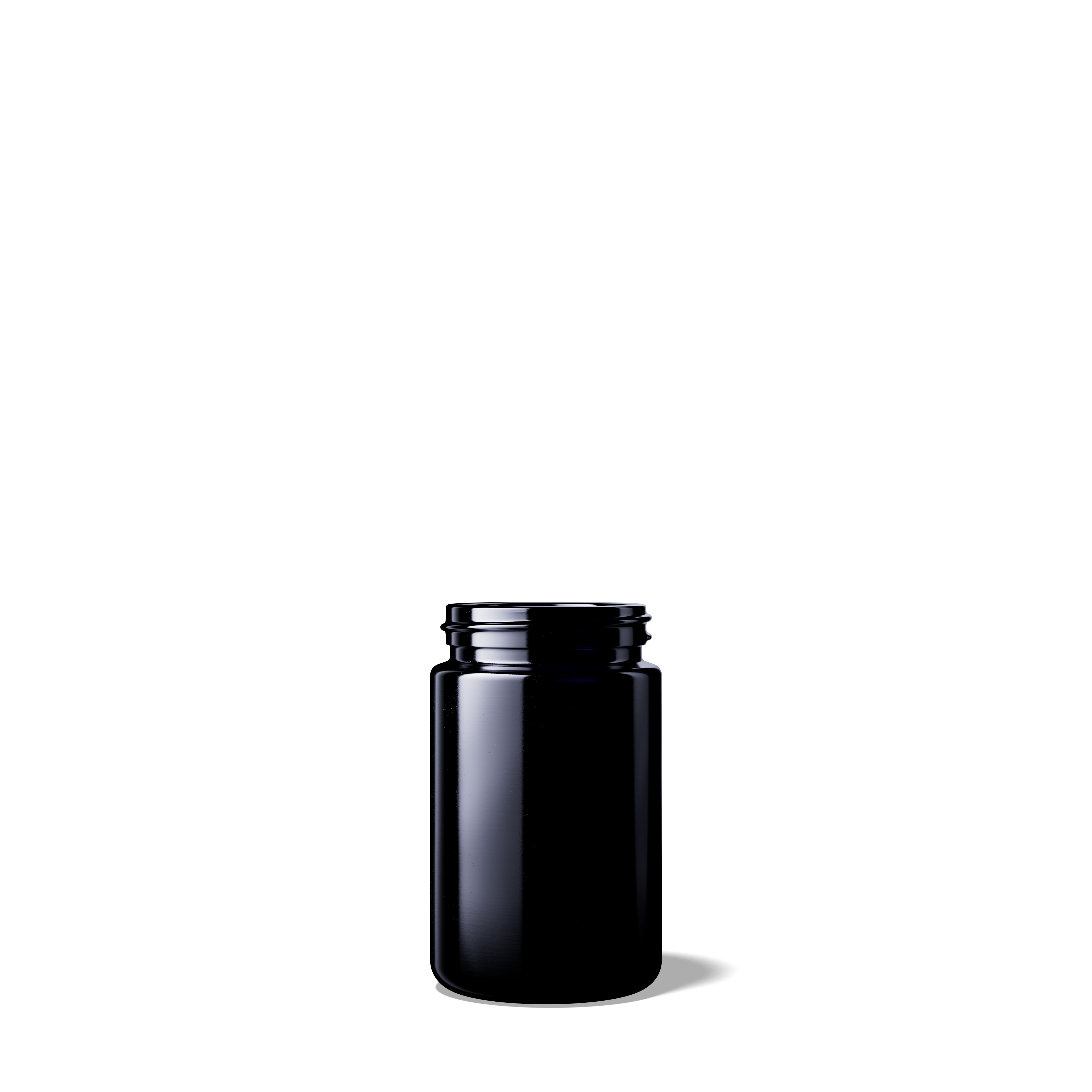 Wide neck jar Saturn 100ml, Height 84.4 mm, 48/400, Miron