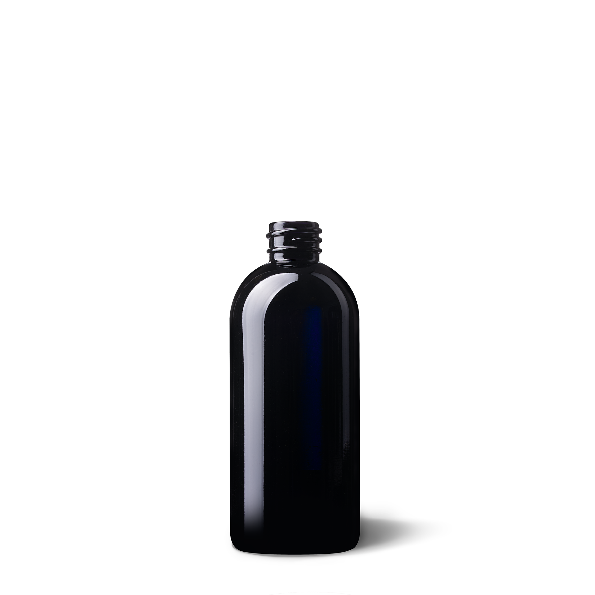 Cosmetic bottle Capella 100ml, 20/410, anti rotation nocks, Miron