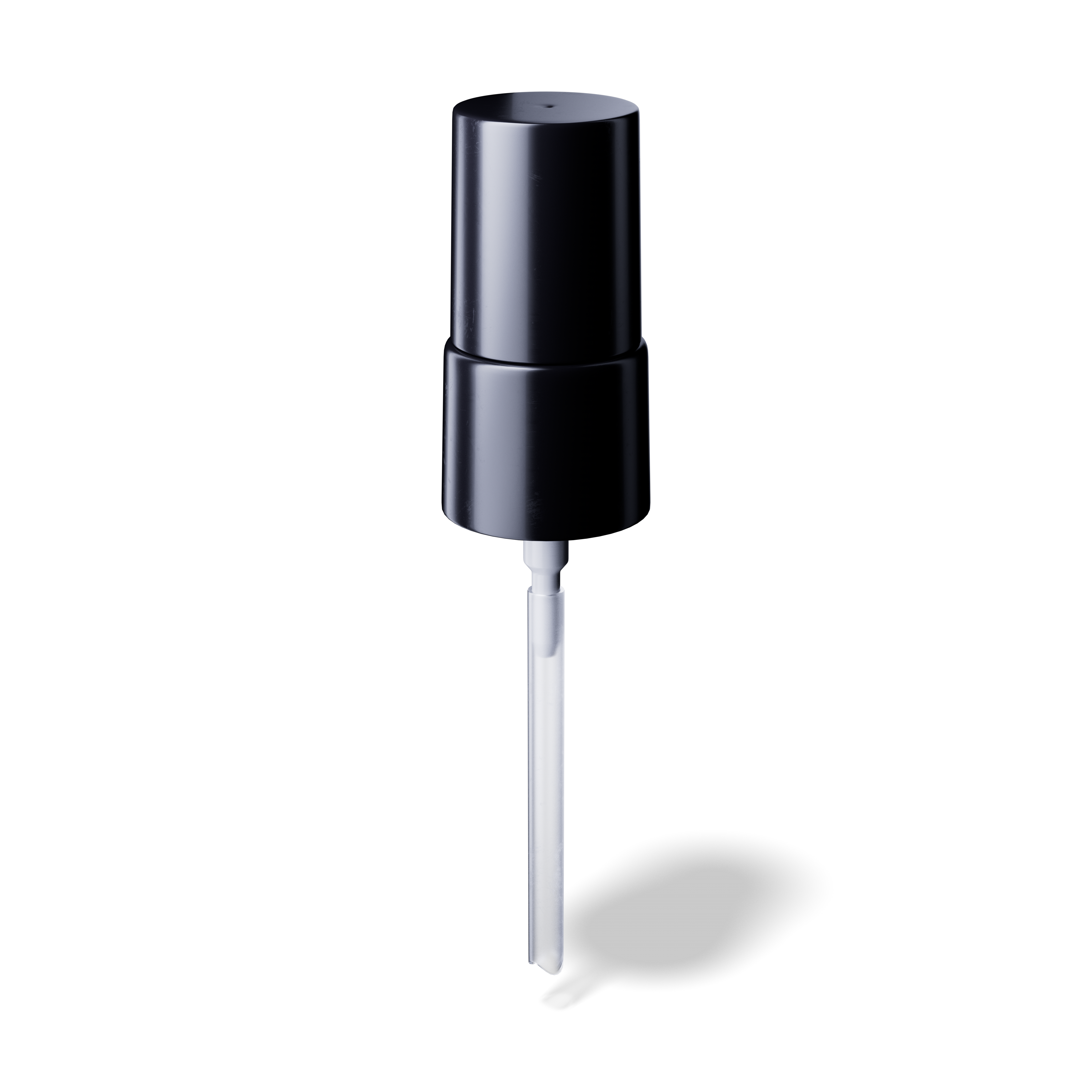 Lotion pump Sinfonia 18/415, PP black, glossy, dose 0.10ml, black overcap (Virgo 30) Lotion pump Sinfonia 18/415, PP black, glossy, dose 0.10ml, black overcap (Virgo 30)