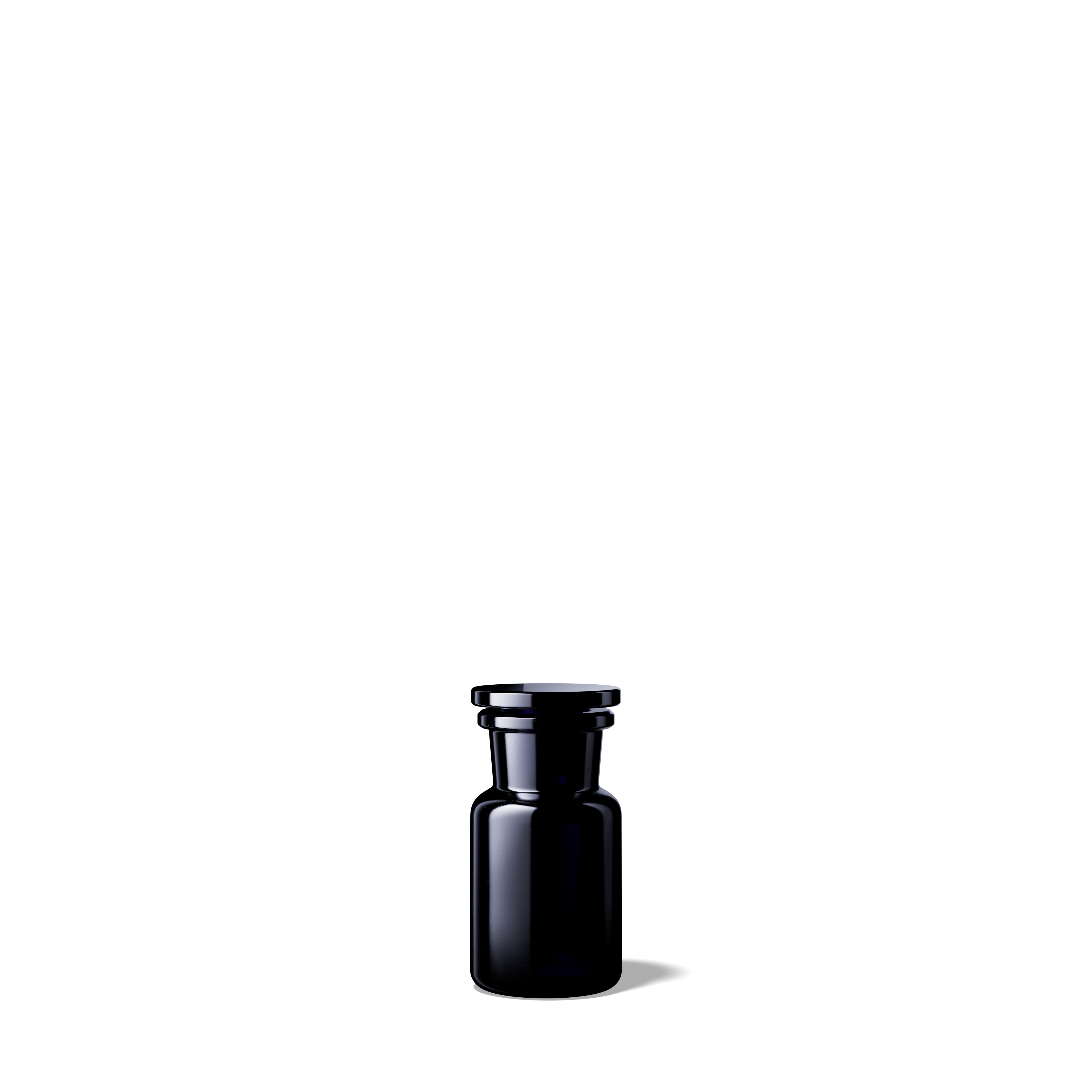 Apothecary jar Libra 50ml, glass stopper, Miron (we advise to rinse out the bottle before use)  