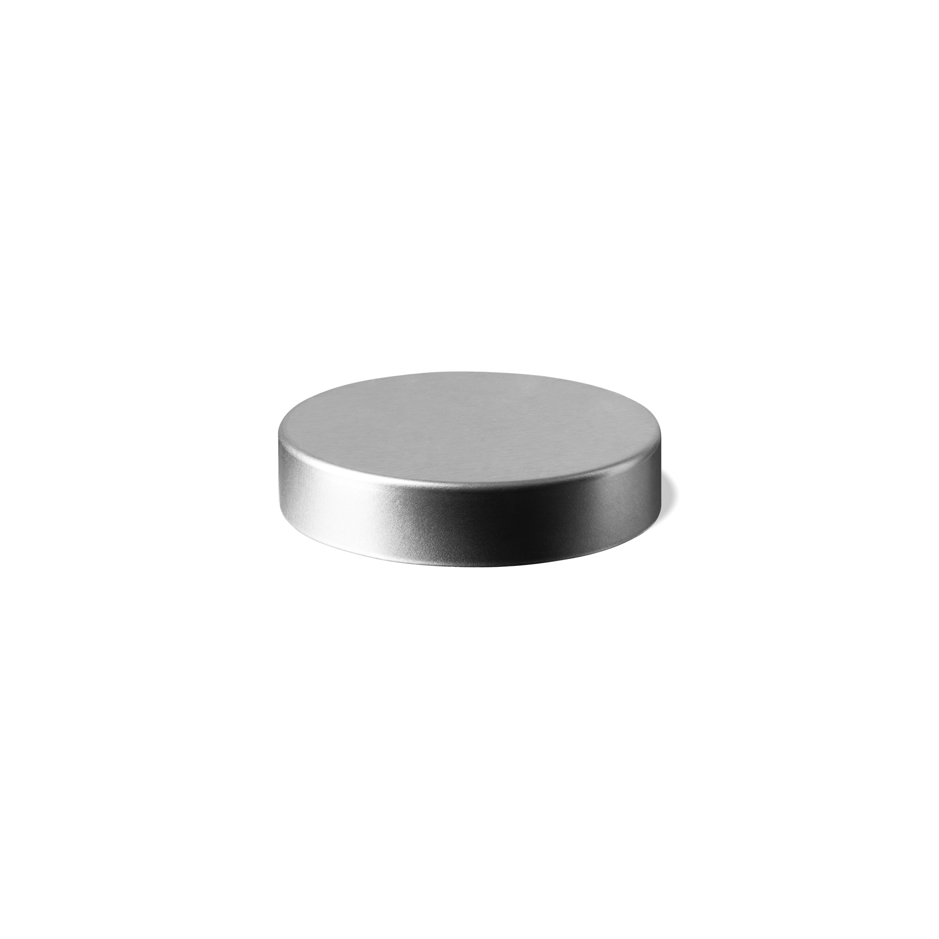 Screw cap Clio 500, 45/400, tinplate, silver, white inlay (Juniper 150/200/250/Pallas 150)