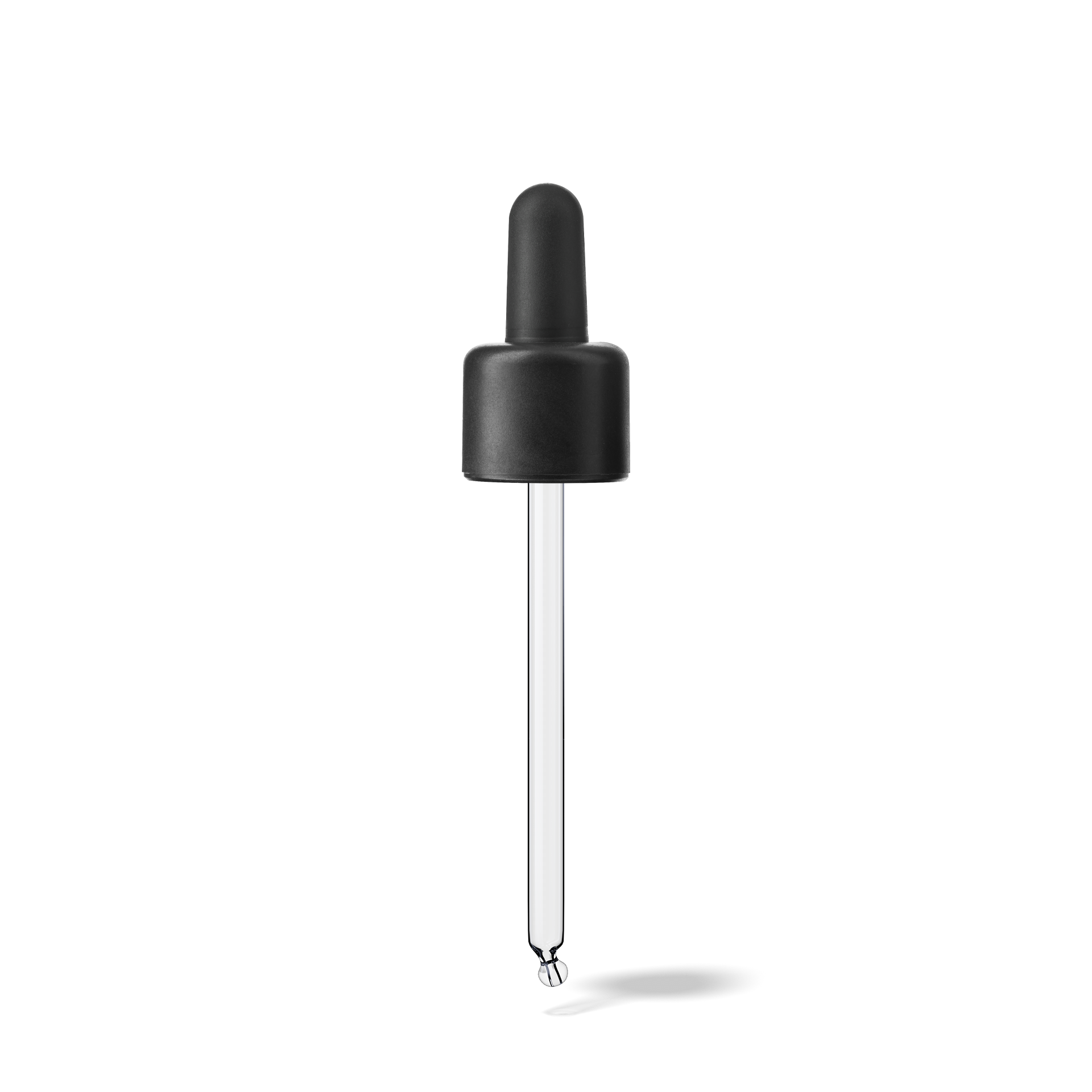 Pipette D06 black smooth, D18, TE-b, Bulb TPEs-b 1.0, Tip bent ball 1.0, ORI50/60-106 Pipette D06 black smooth, D18, TE-b, Bulb TPEs-b 1.0, Tip bent ball 1.0, ORI50/60-106
